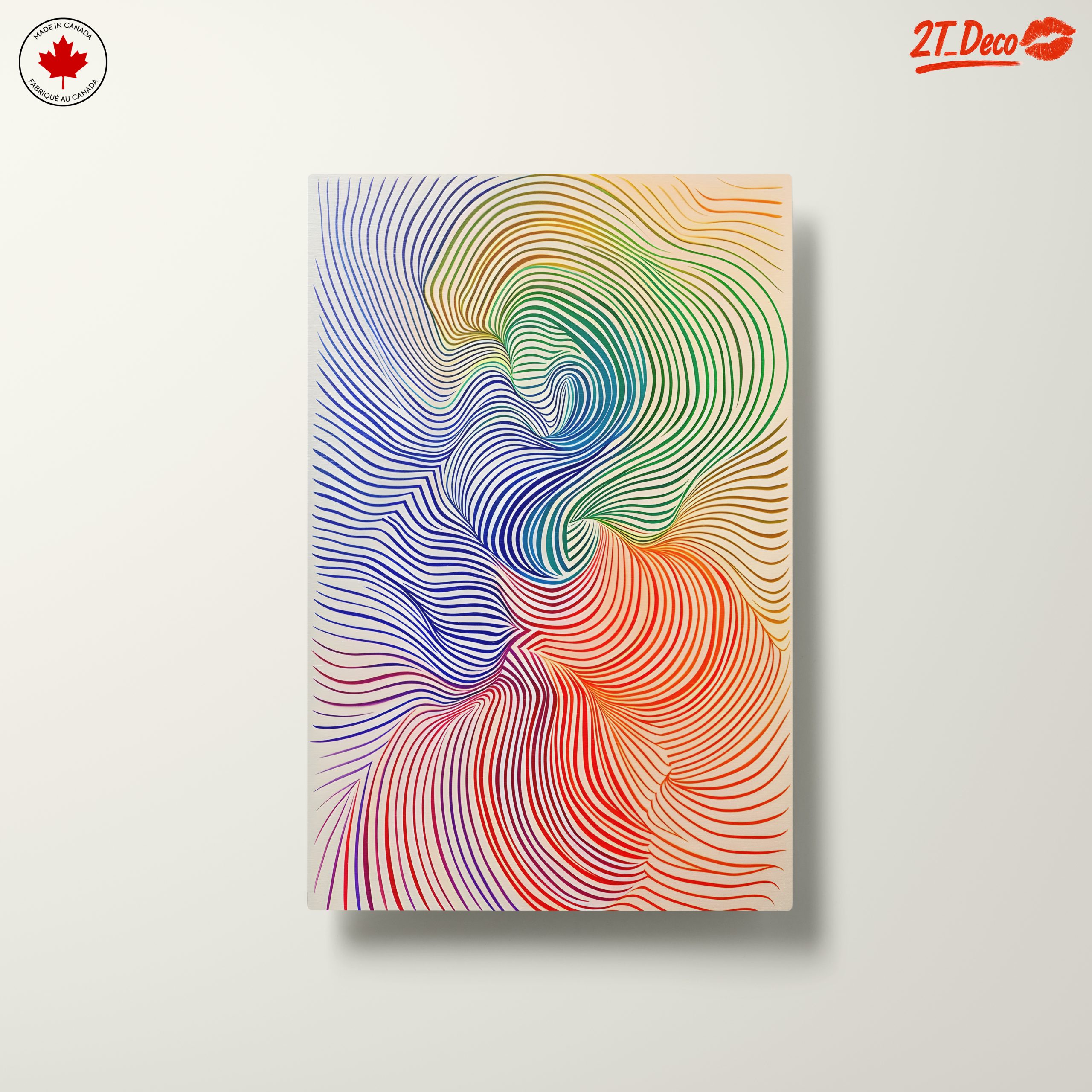 Colorful Abstract Flowing Lines Art - Image 10