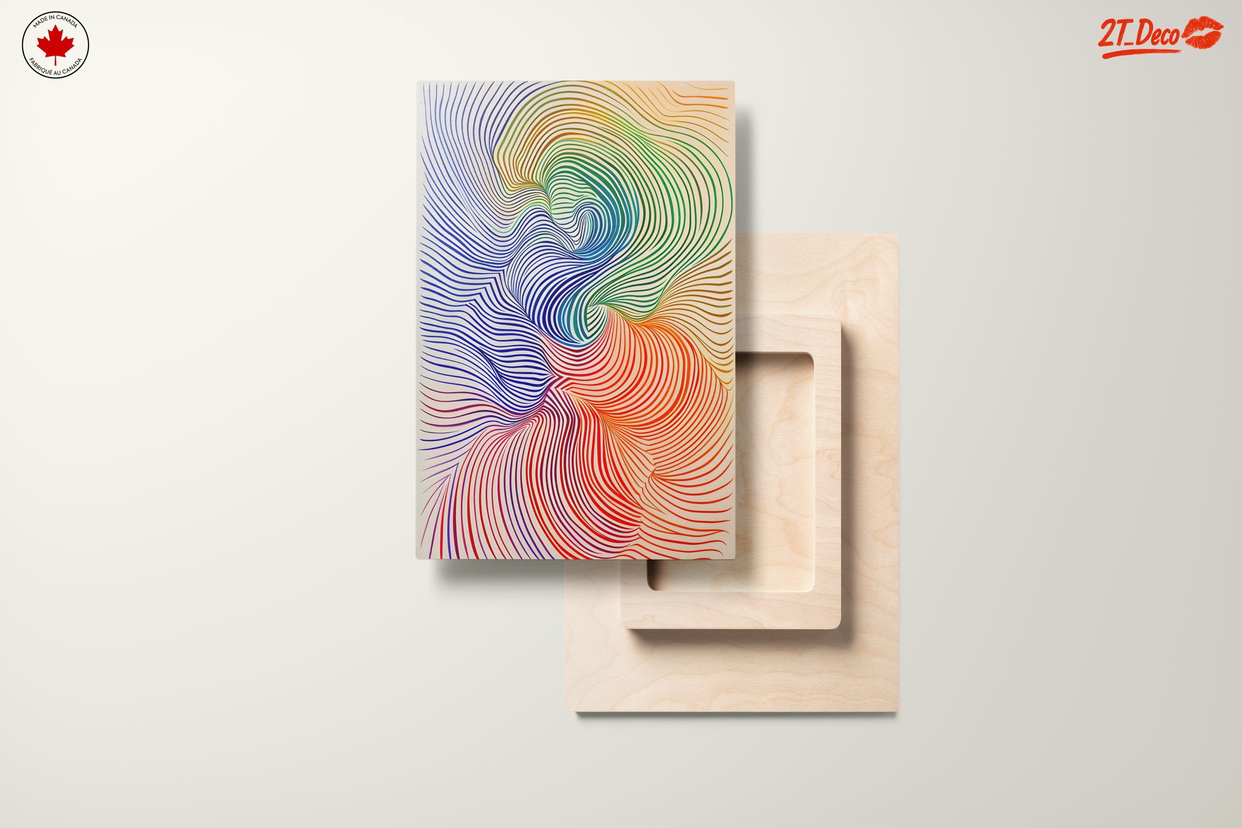 Colorful Abstract Flowing Lines Art - Image 11