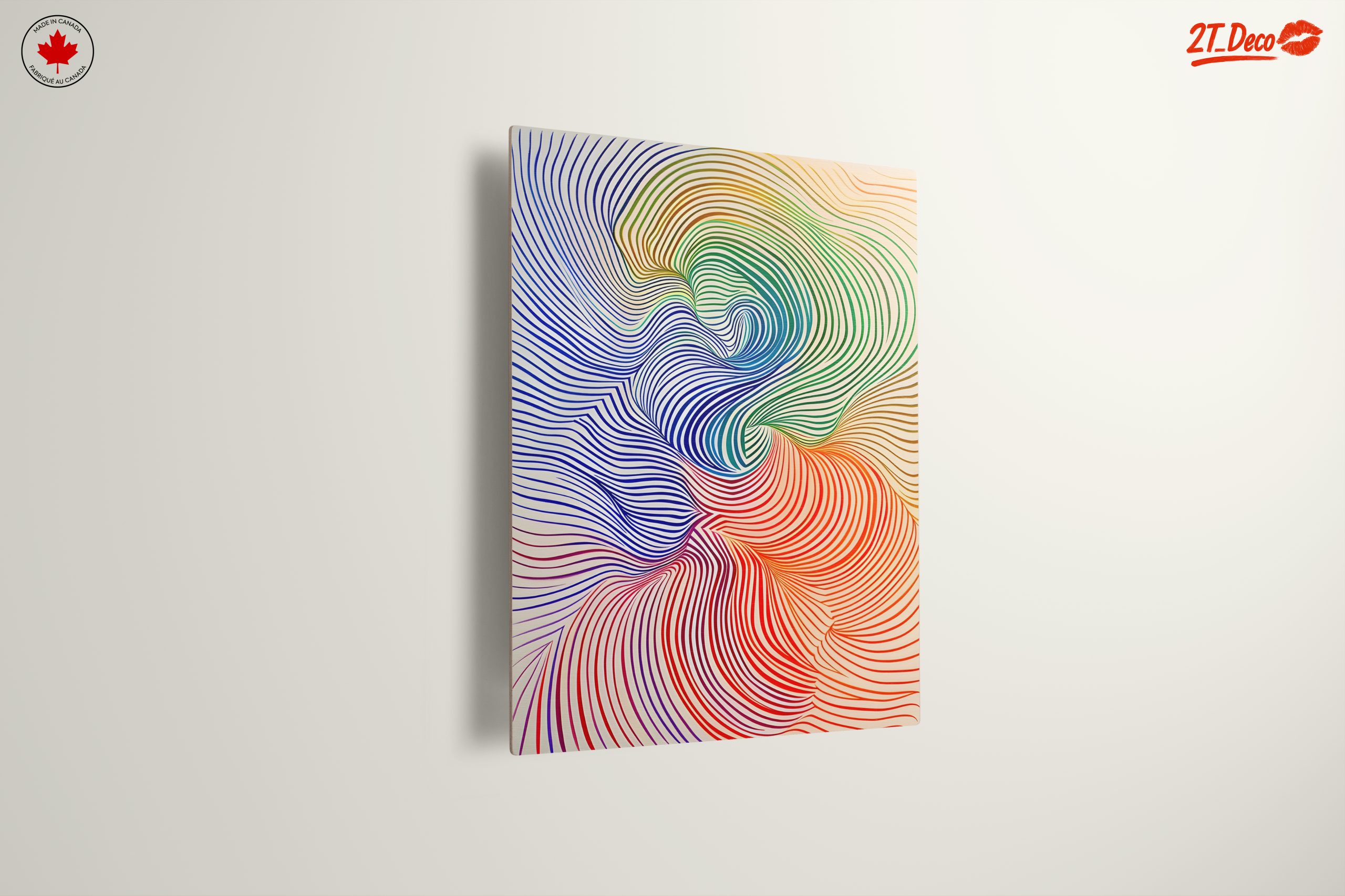 Colorful Abstract Flowing Lines Art - Image 13