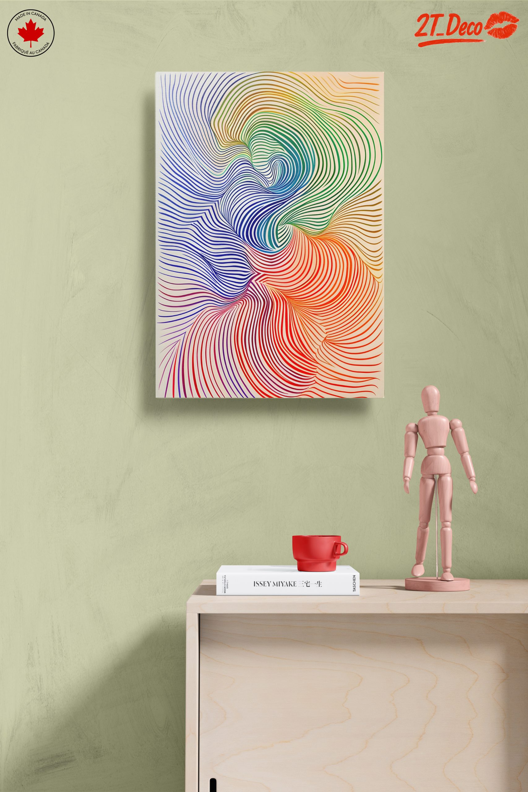 Colorful Abstract Flowing Lines Art - Image 14