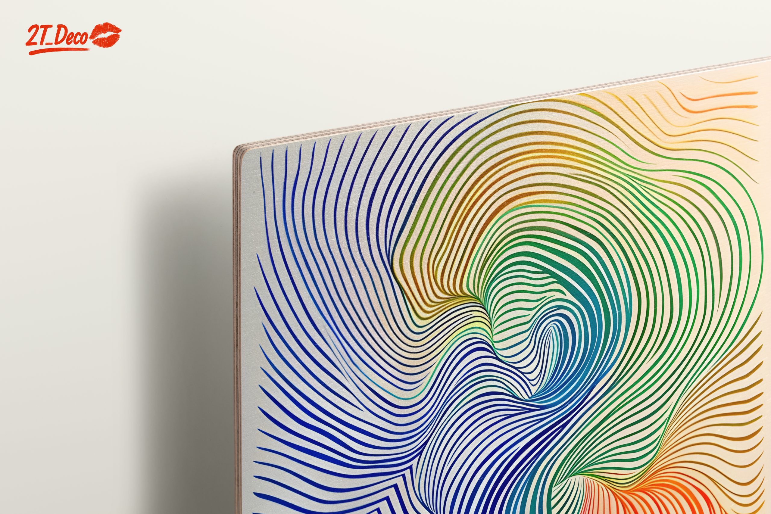 Colorful Abstract Flowing Lines Art - Image 15