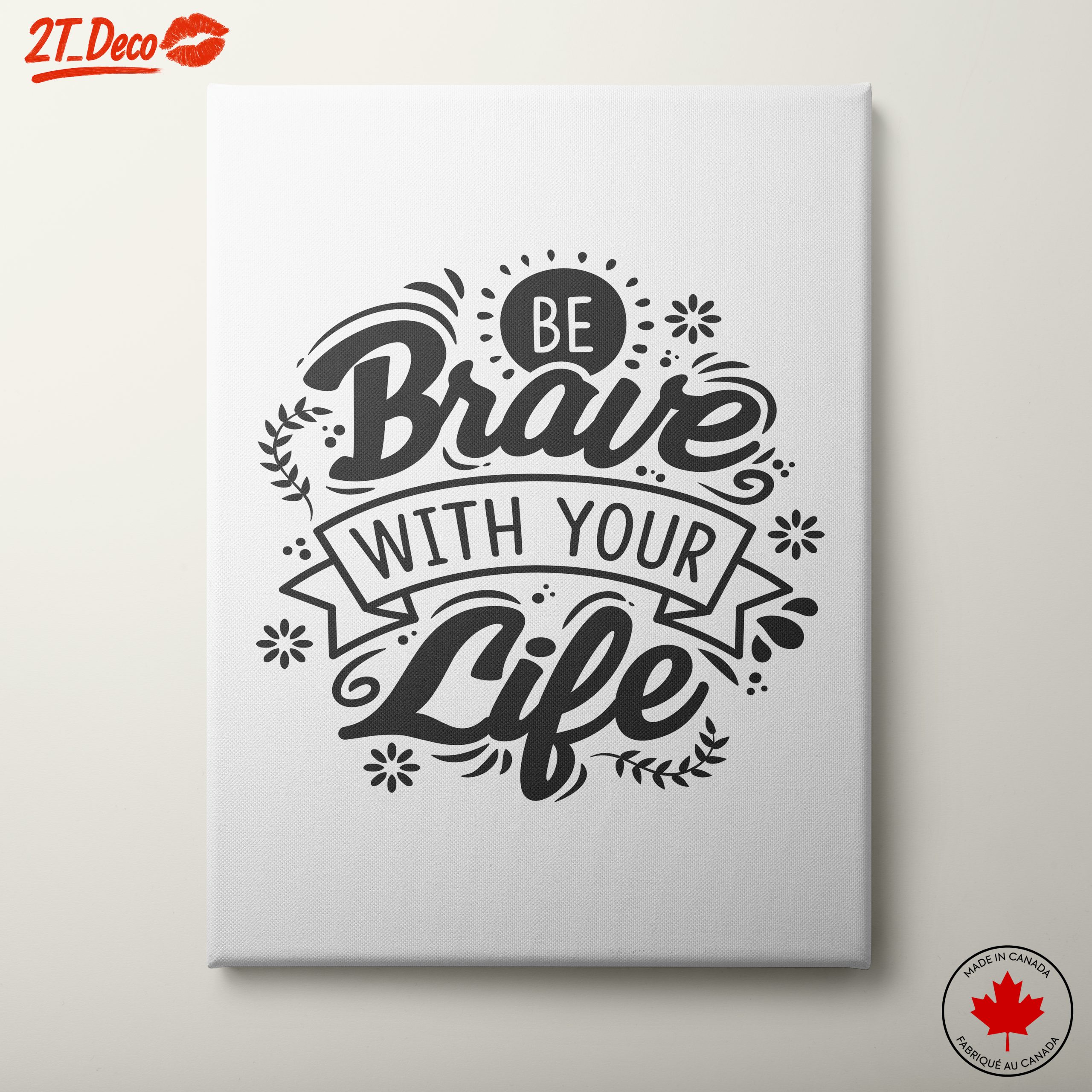 Inspirational Quote on Living Bravely