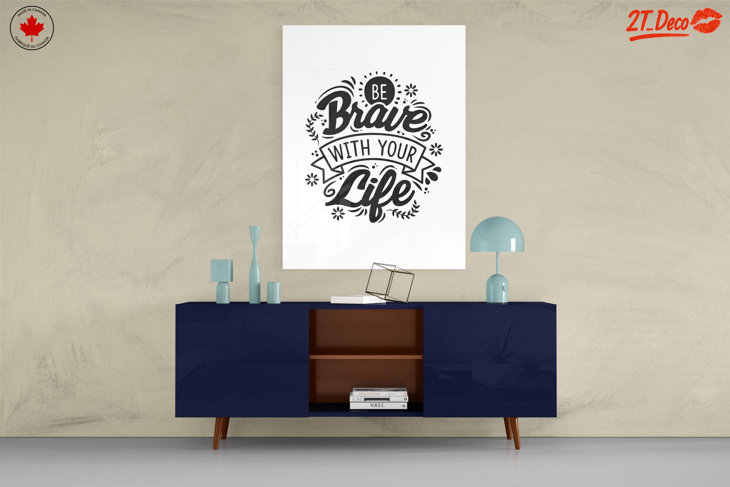 Inspirational Quote on Living Bravely - Image 8