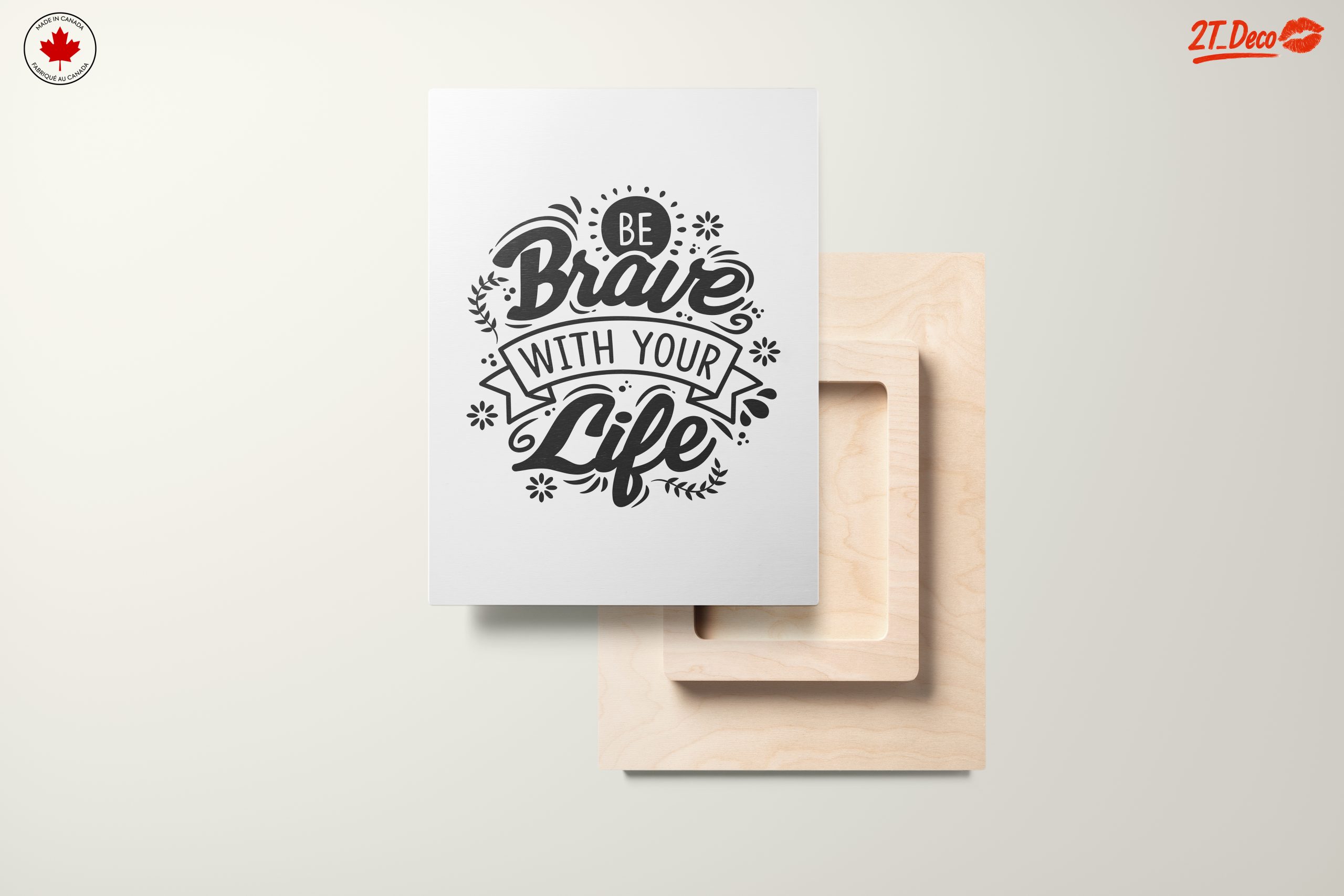 Inspirational Quote on Living Bravely - Image 11