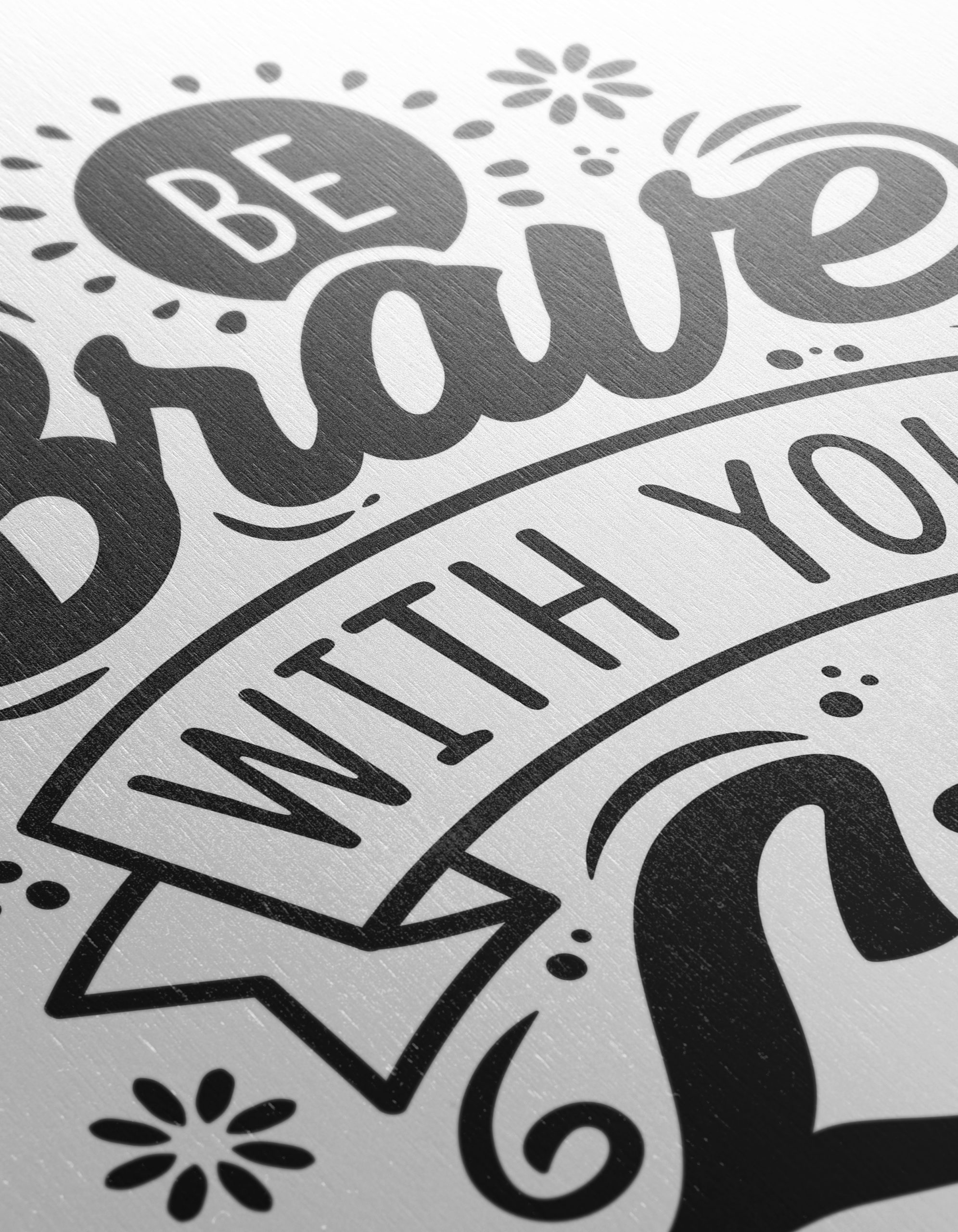 Inspirational Quote on Living Bravely - Image 12