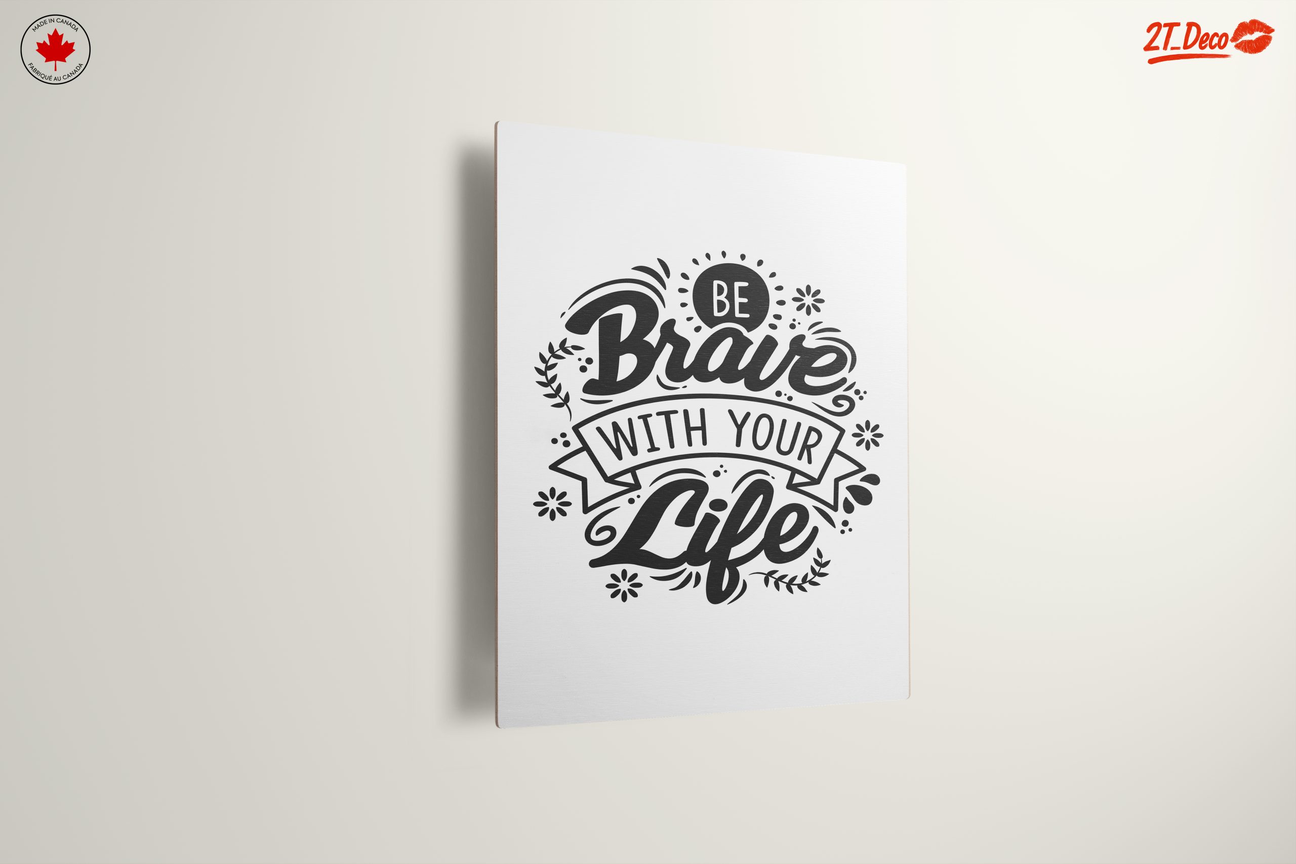 Inspirational Quote on Living Bravely - Image 13