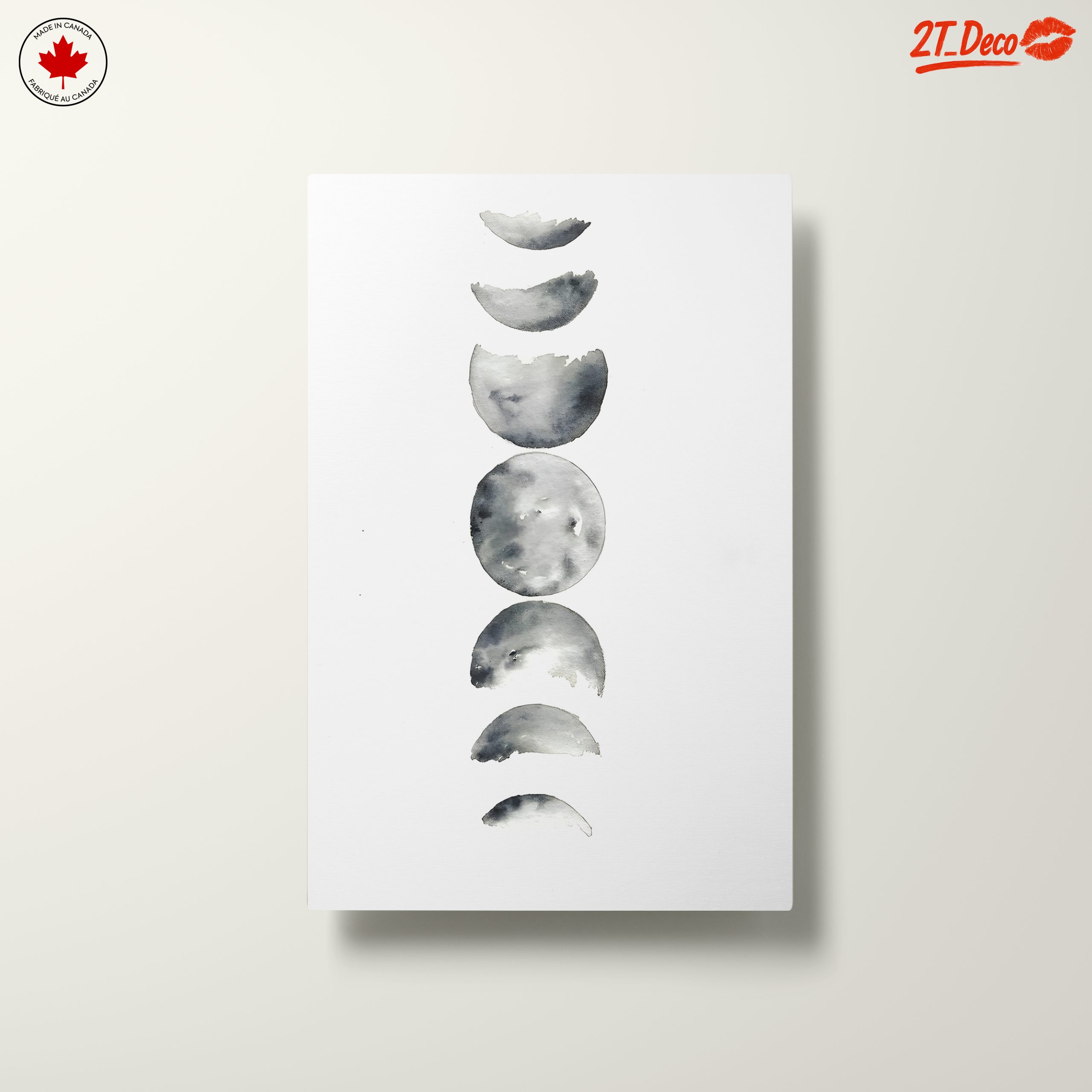 Phases of the Moon Watercolor Art - Image 10