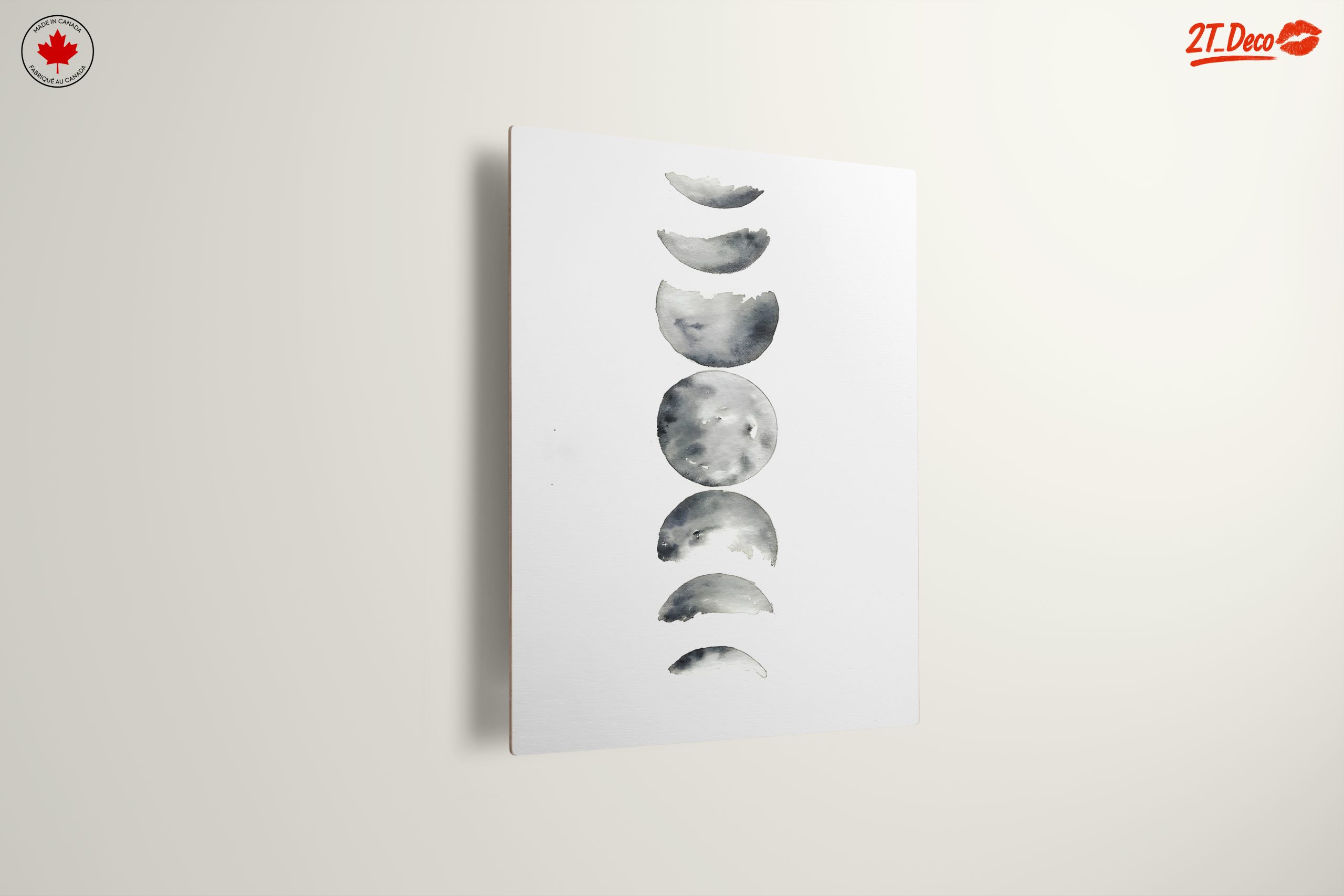 Phases of the Moon Watercolor Art - Image 13