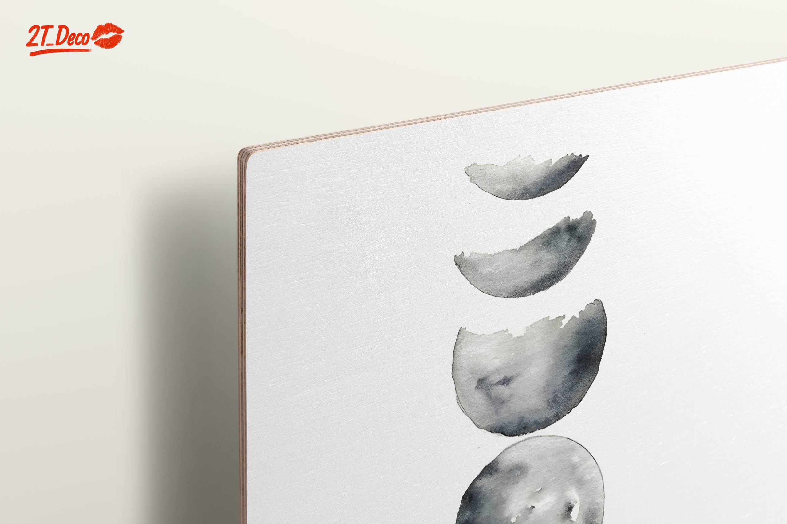 Phases of the Moon Watercolor Art - Image 15