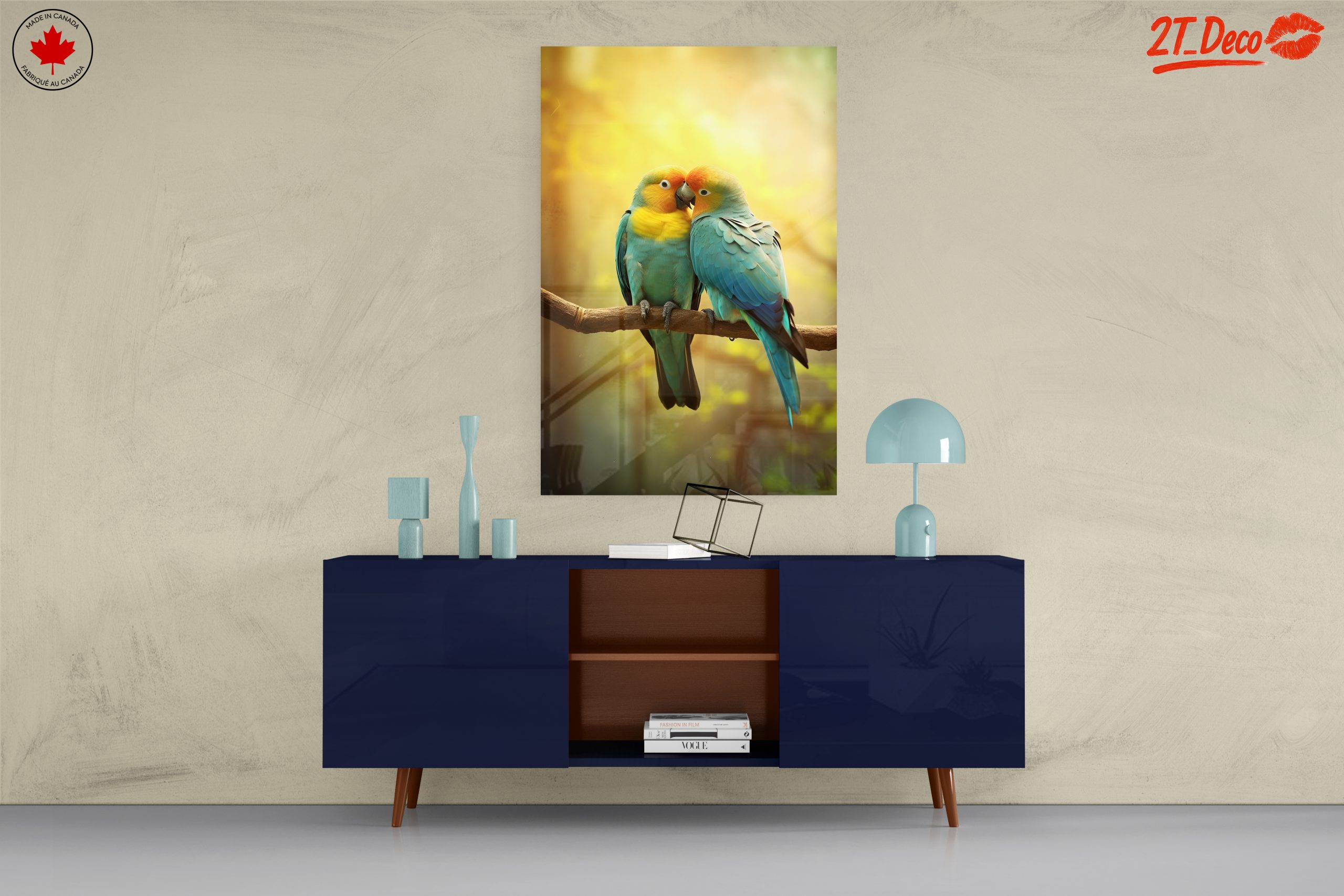 Couple of Colorful Birds on a Branch - Image 8