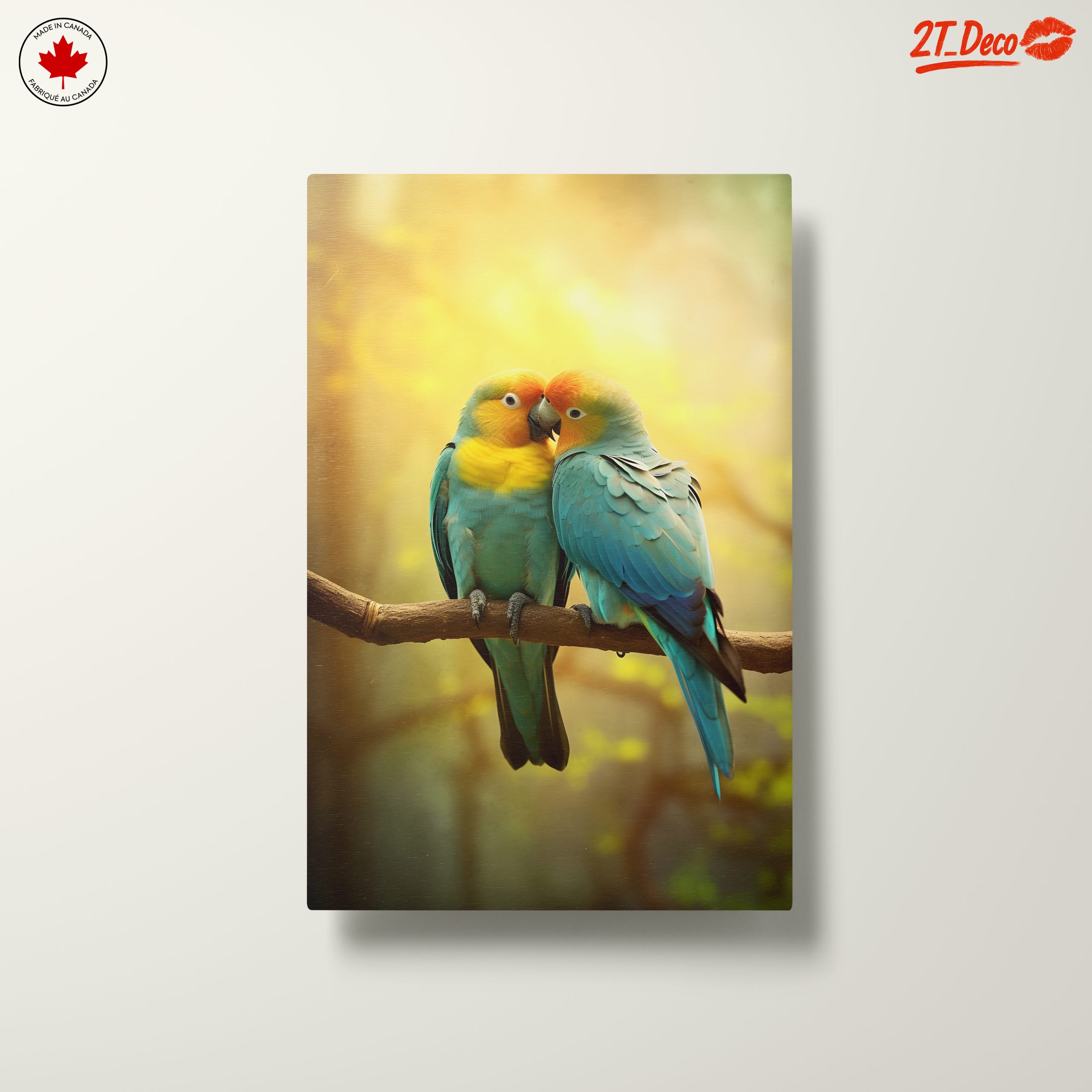 Couple of Colorful Birds on a Branch - Image 10