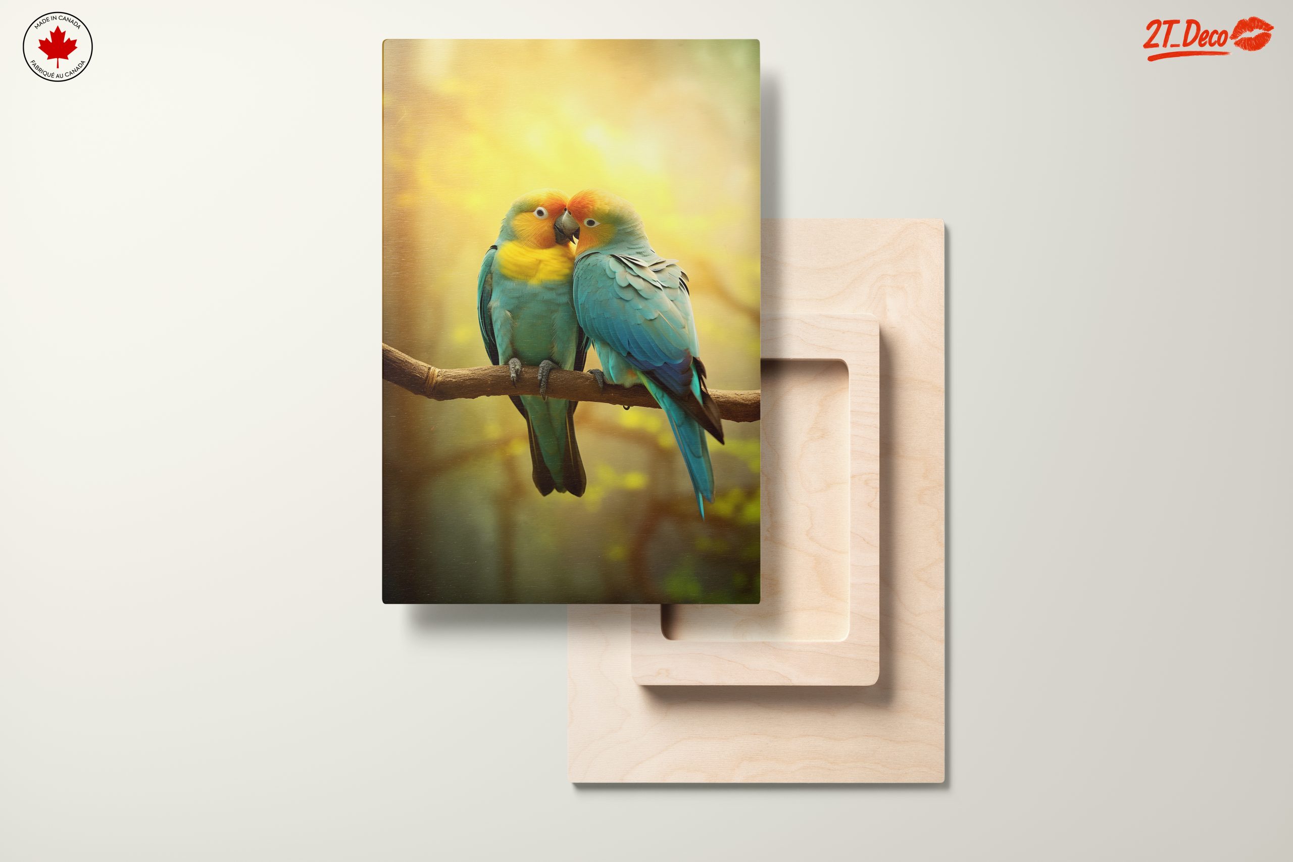 Couple of Colorful Birds on a Branch - Image 11