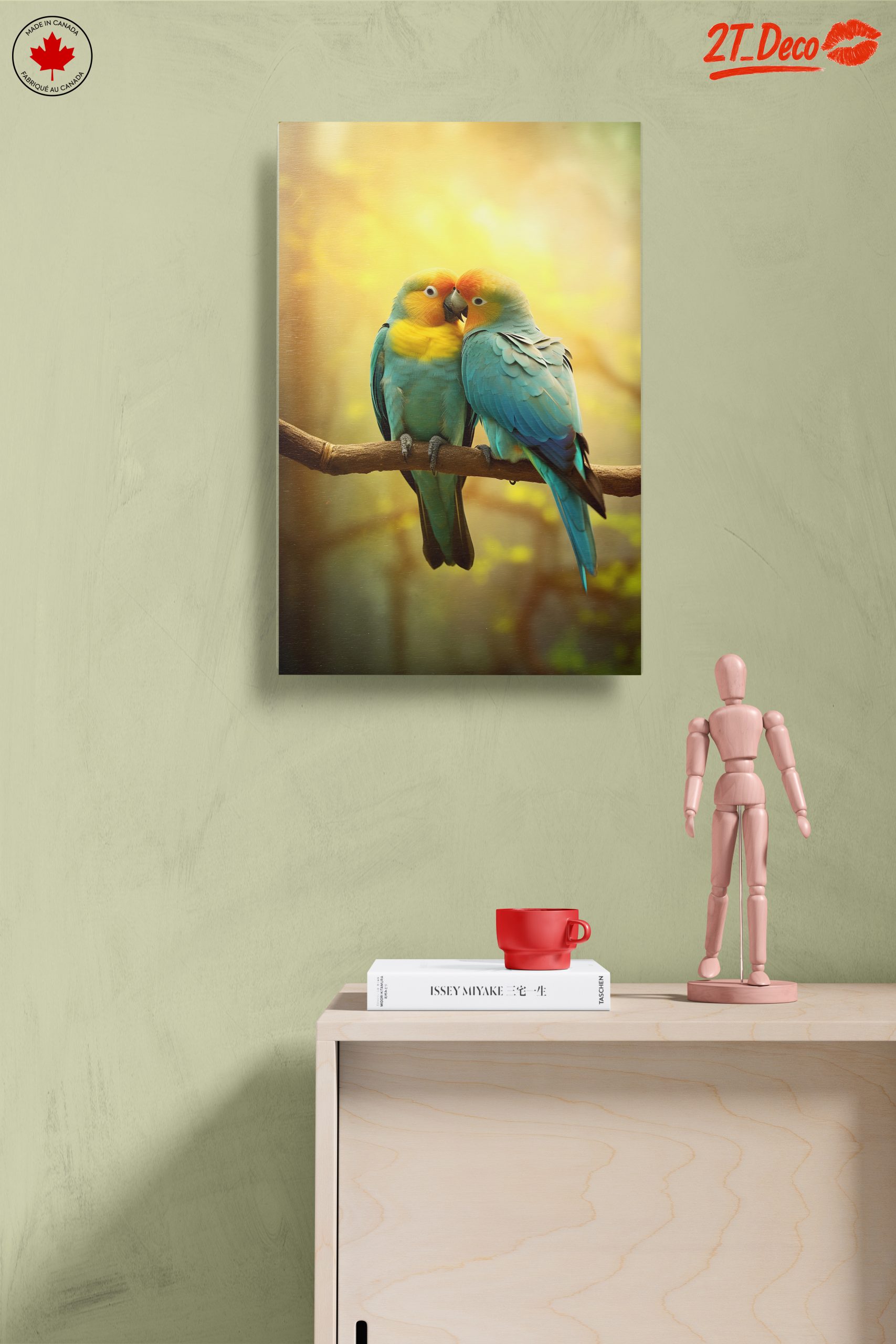 Couple of Colorful Birds on a Branch - Image 14