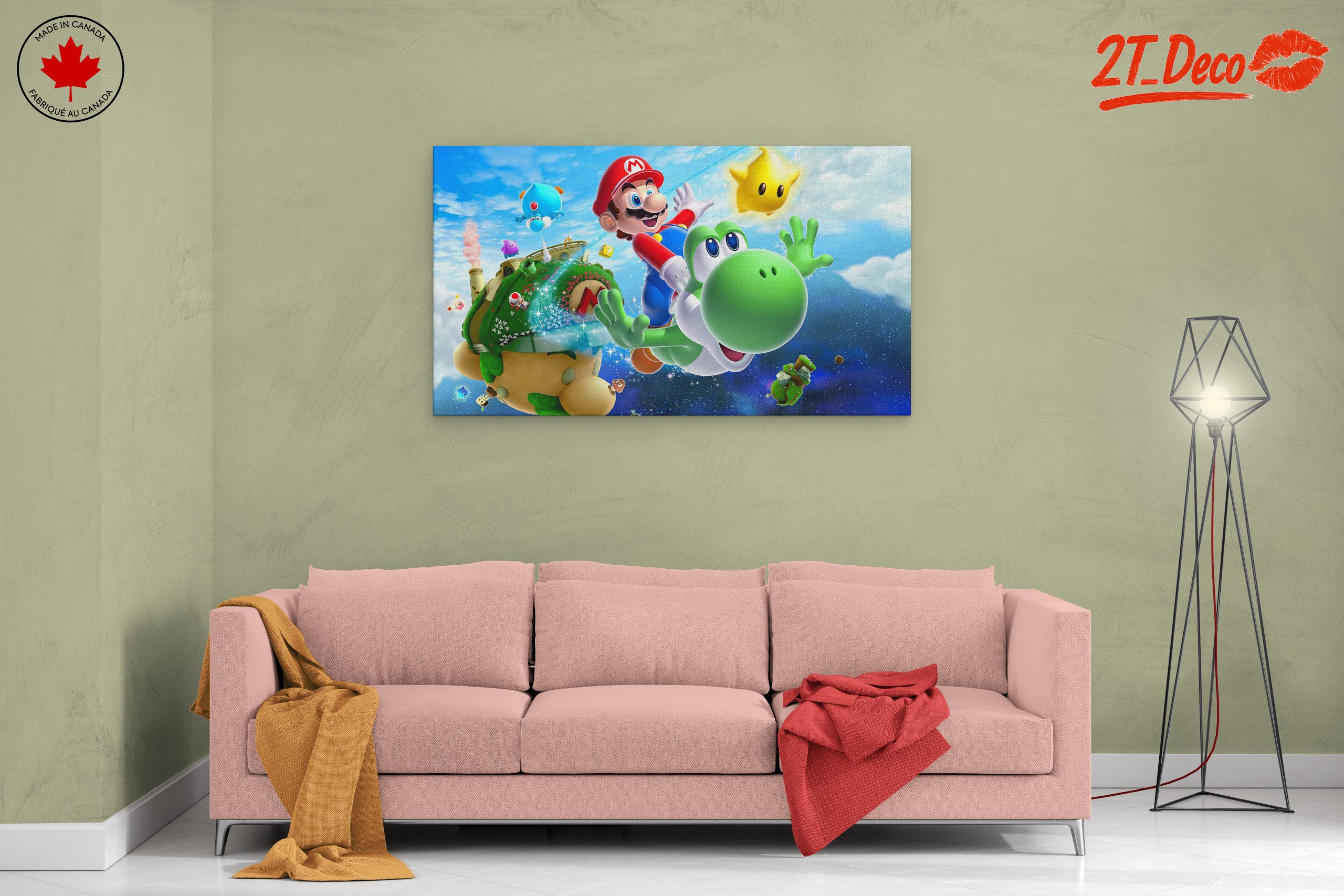 Whimsical Mario and Yoshi Adventure - Image 2