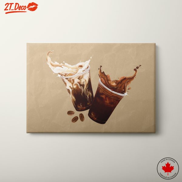 Abstract Food Beverage Art for Coffee Lovers