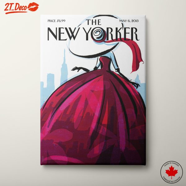 Stylish New Yorker Magazine Cover Art