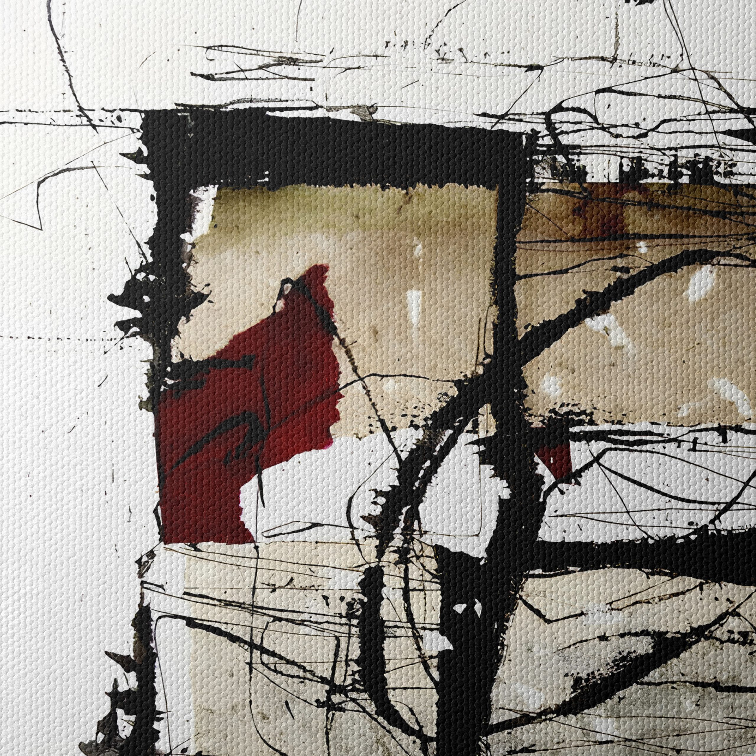 Contemporary Abstract Artwork with Geometric Shapes - Image 4