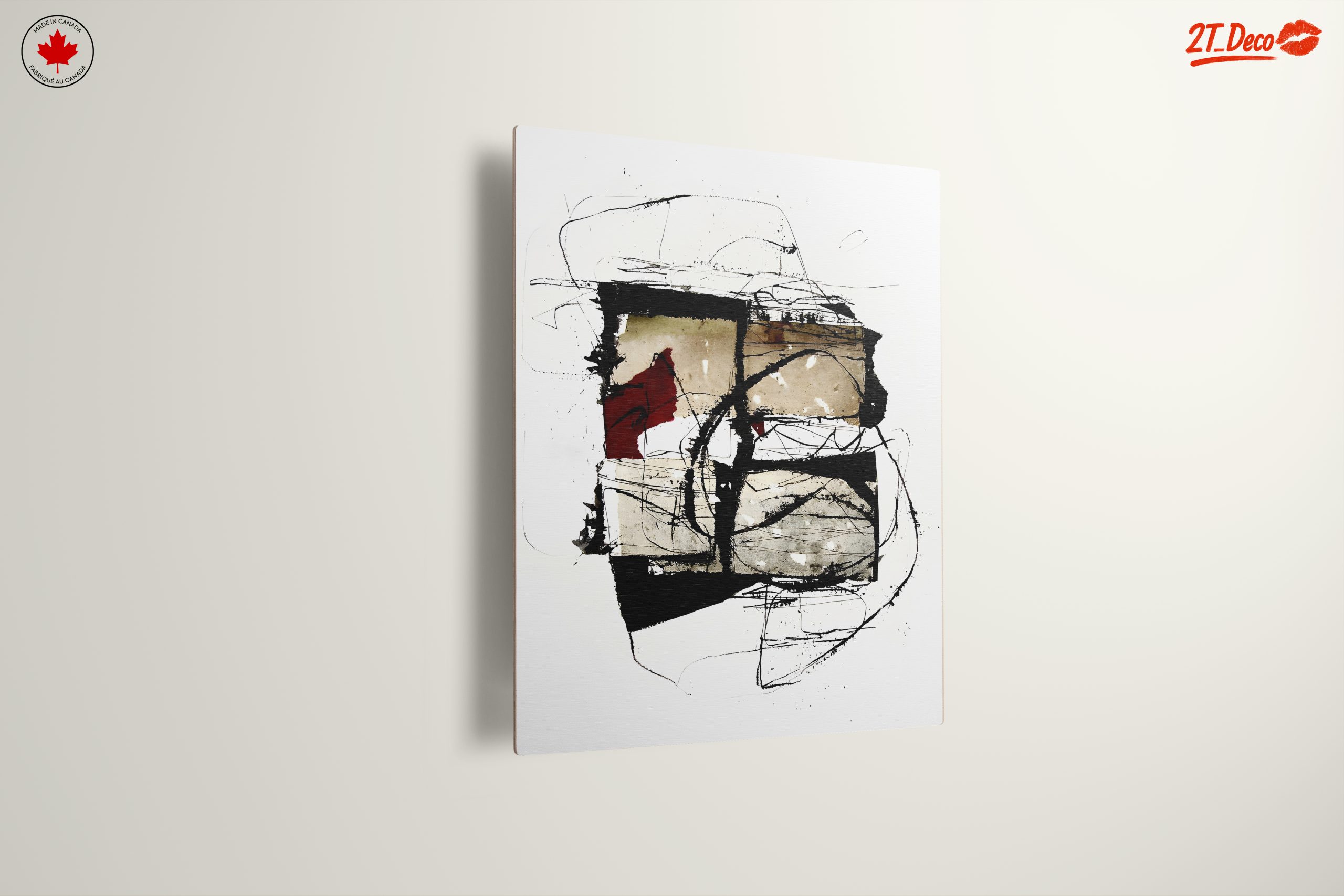 Contemporary Abstract Artwork with Geometric Shapes - Image 13