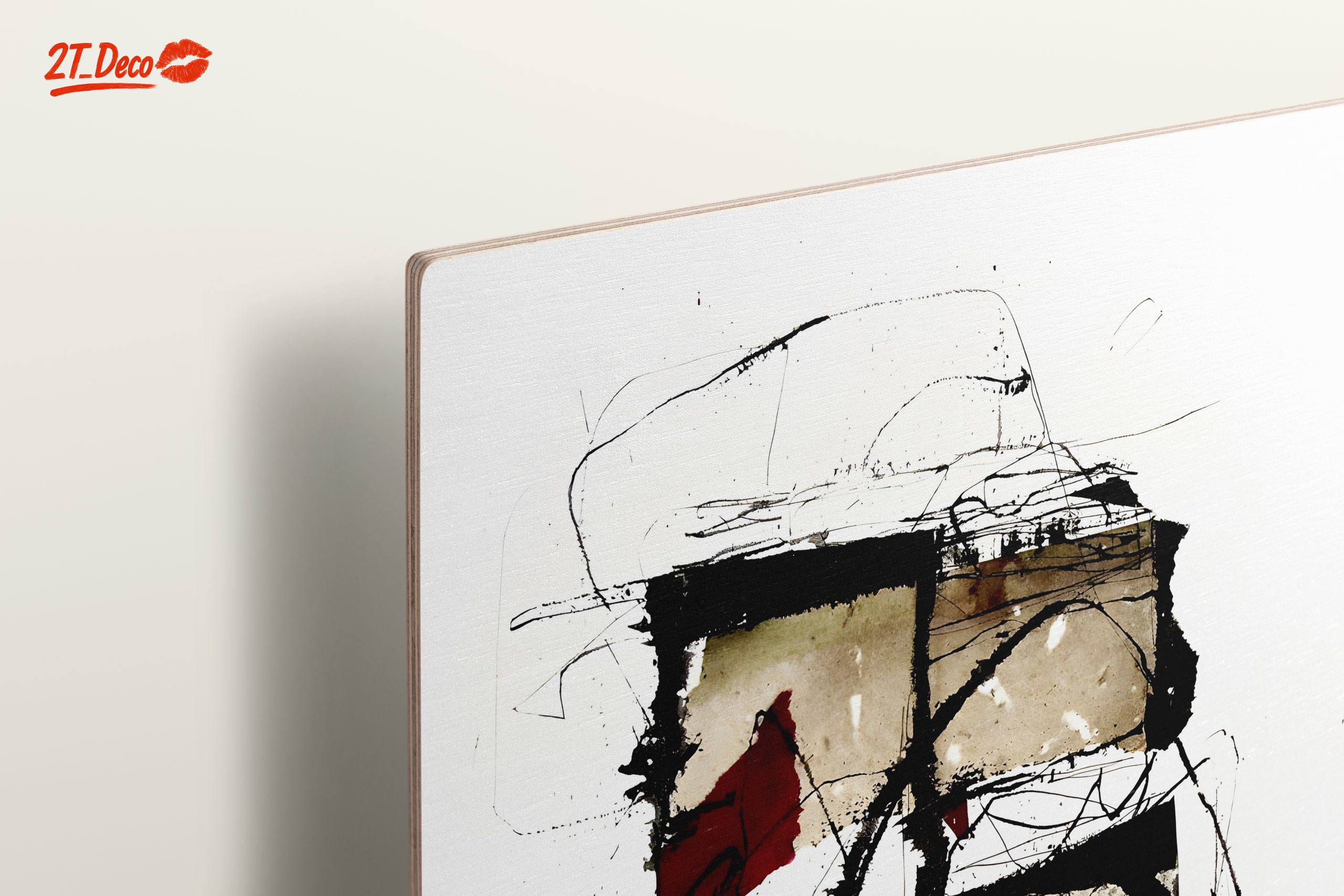 Contemporary Abstract Artwork with Geometric Shapes - Image 15