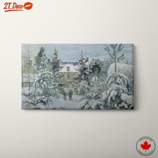 Serene Winter Landscape with Snow-Covered Trees