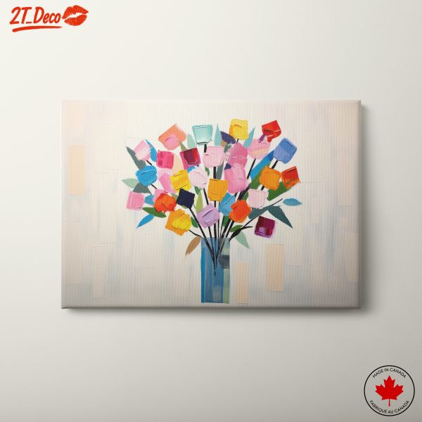 Vibrant Abstract Floral Art