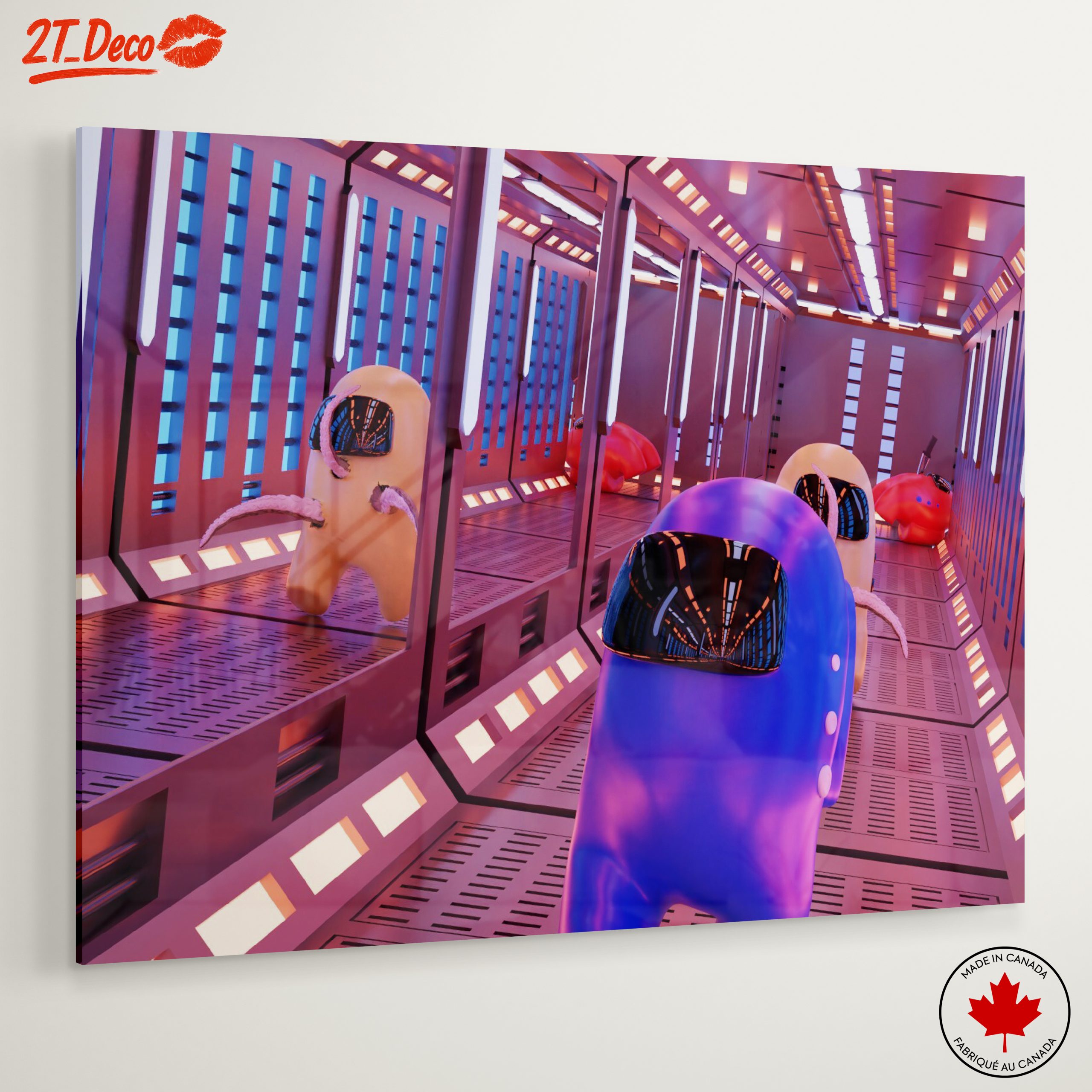 Among Us Game Characters in Space Environment - Image 6