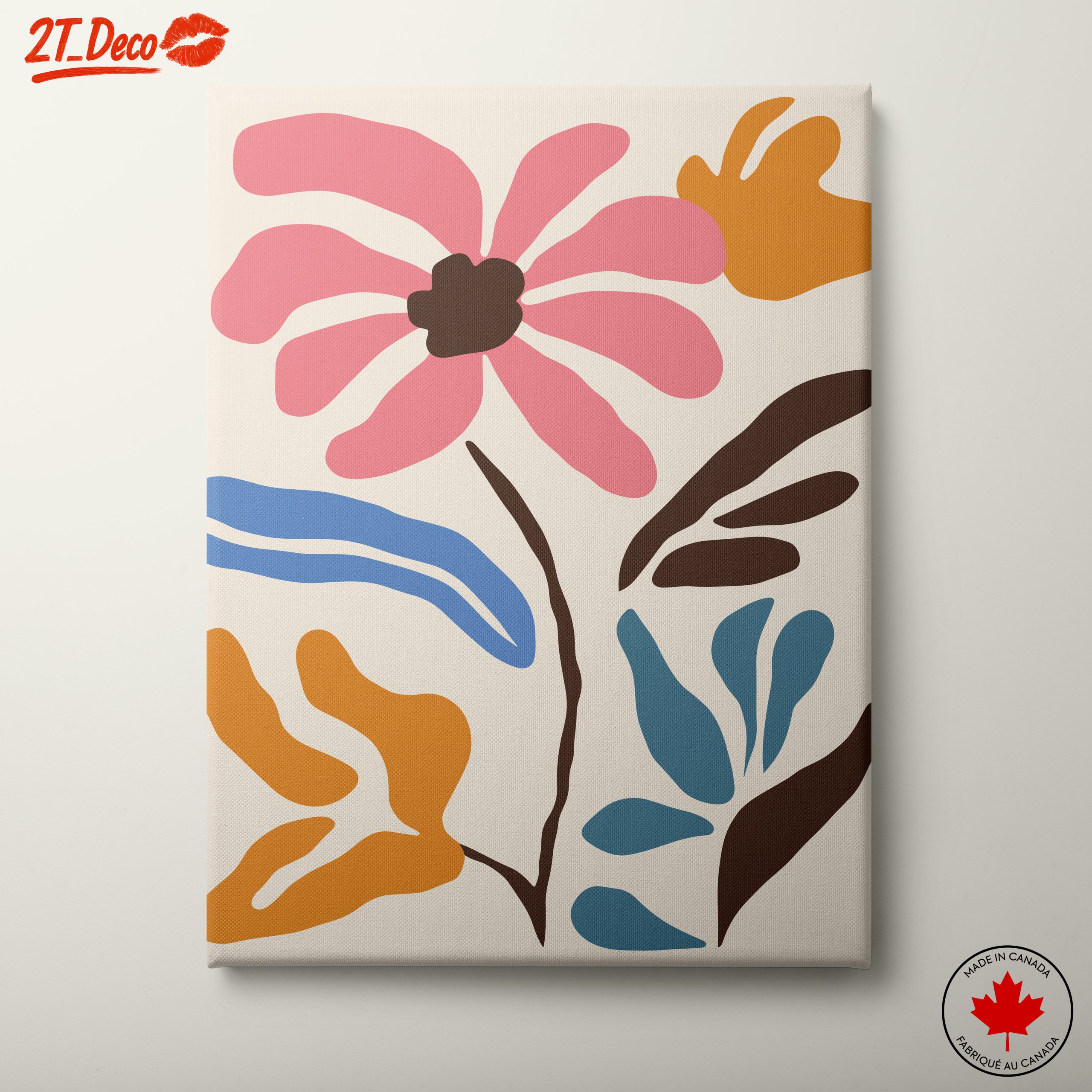 Colorful Botanical Abstract Artwork 3