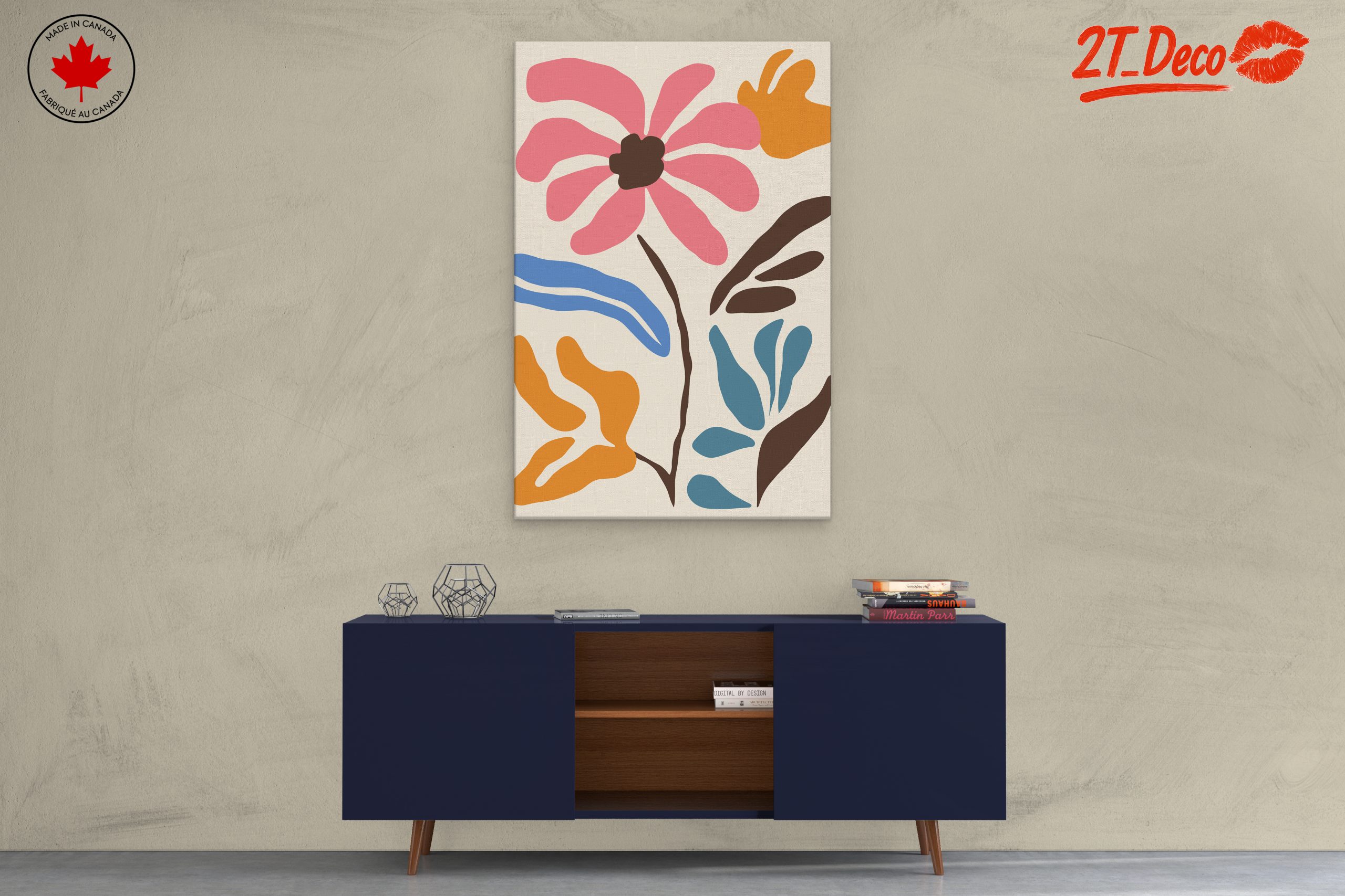 Colorful Botanical Abstract Artwork 3 - Image 3
