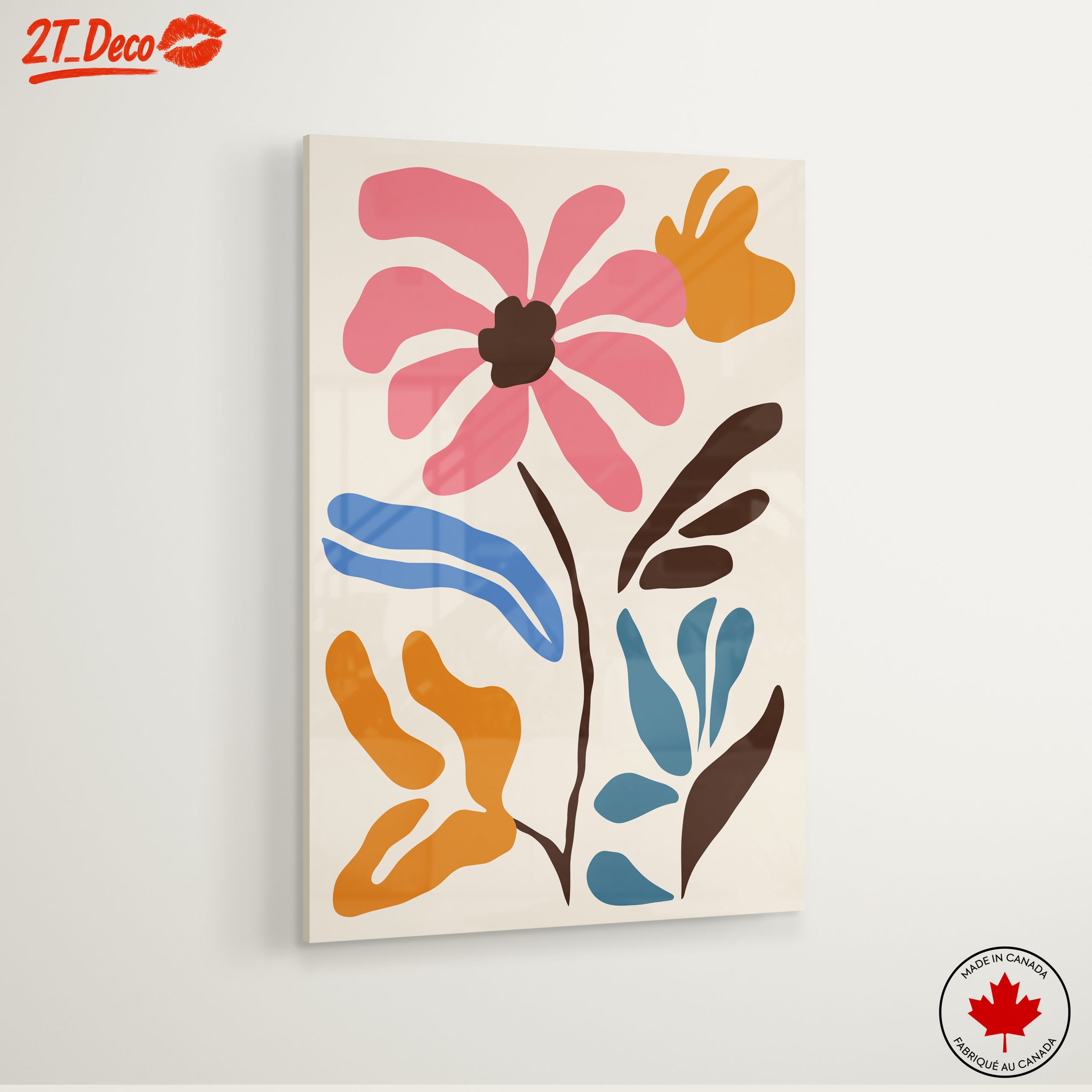 Colorful Botanical Abstract Artwork 3 - Image 6