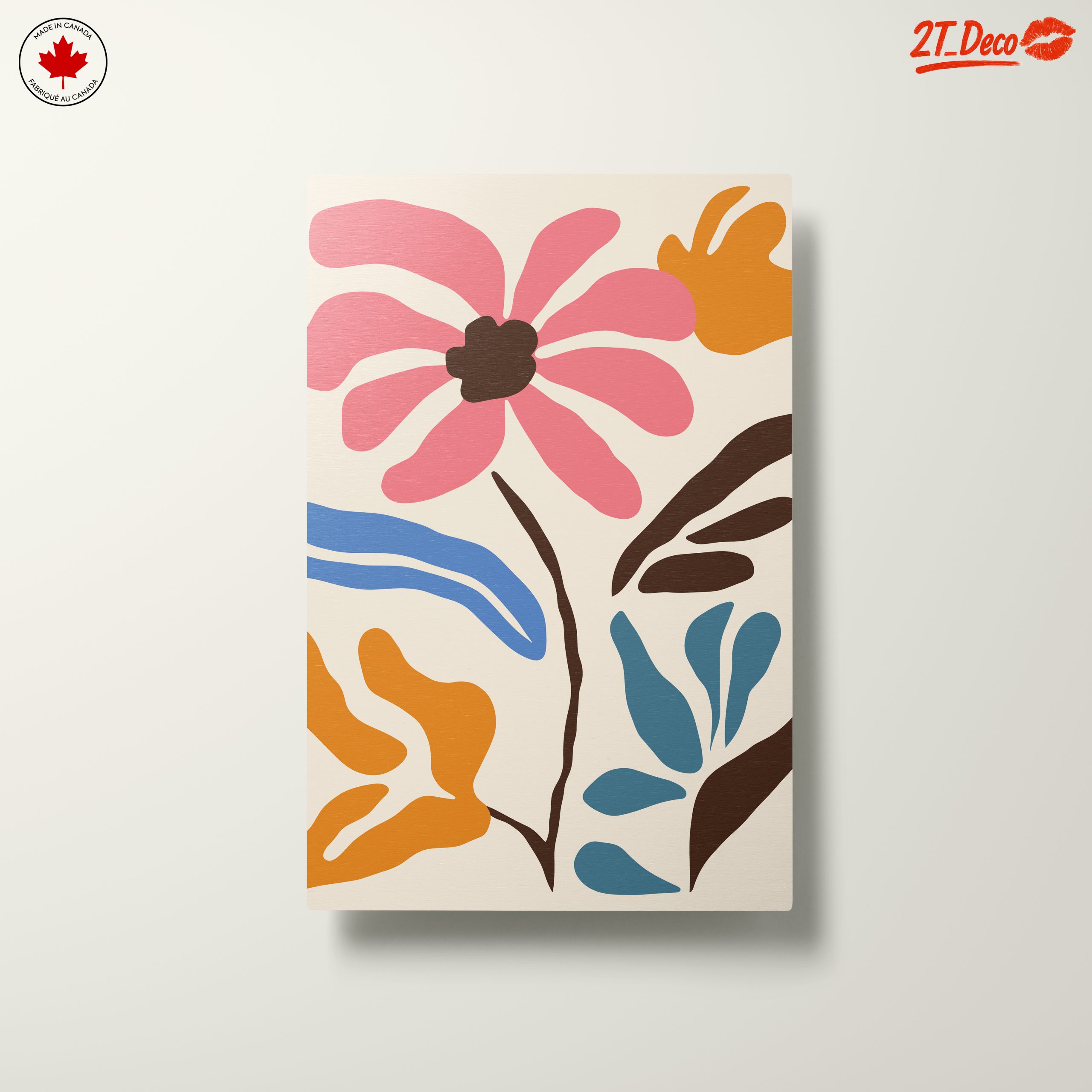 Colorful Botanical Abstract Artwork 3 - Image 10