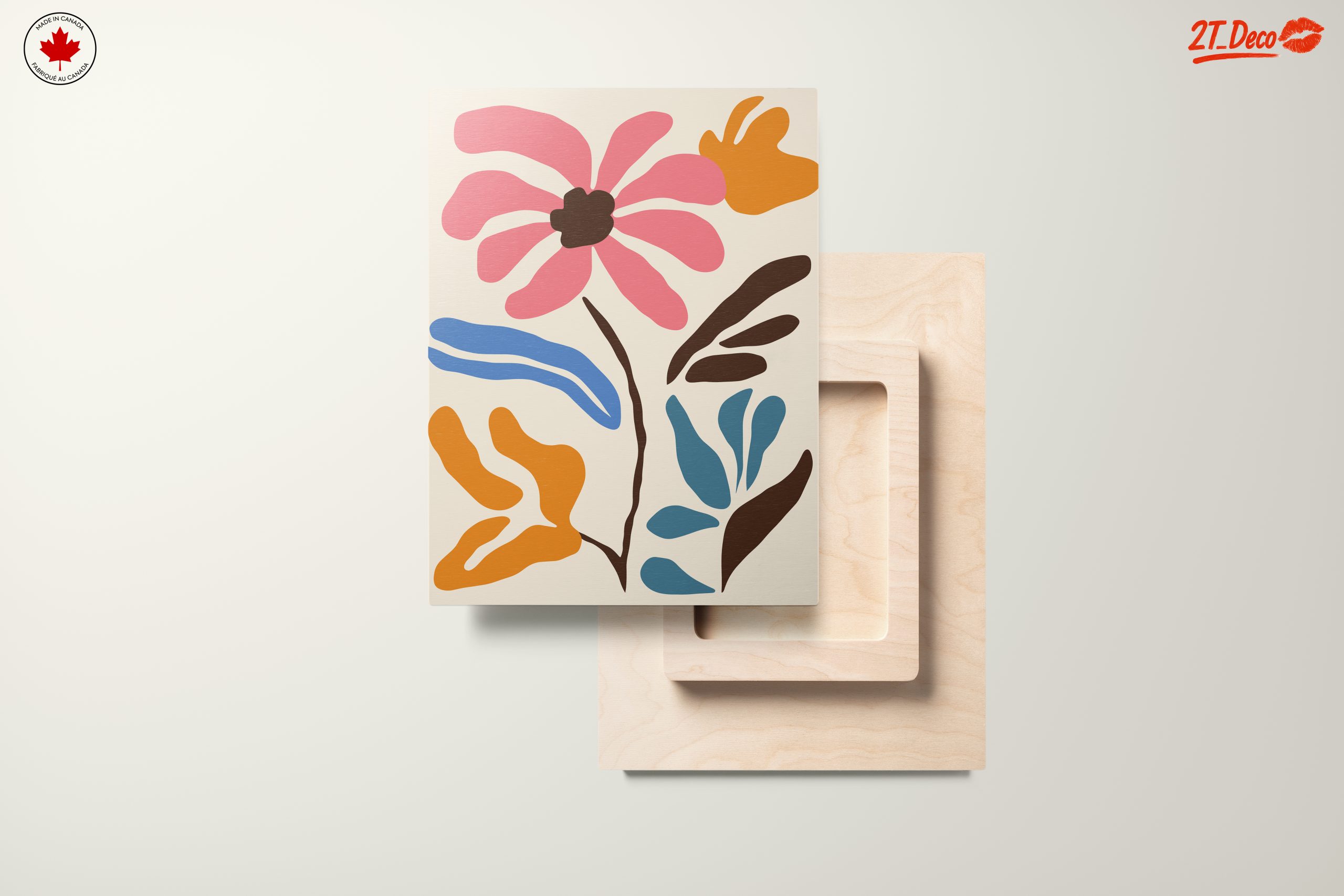 Colorful Botanical Abstract Artwork 3 - Image 11