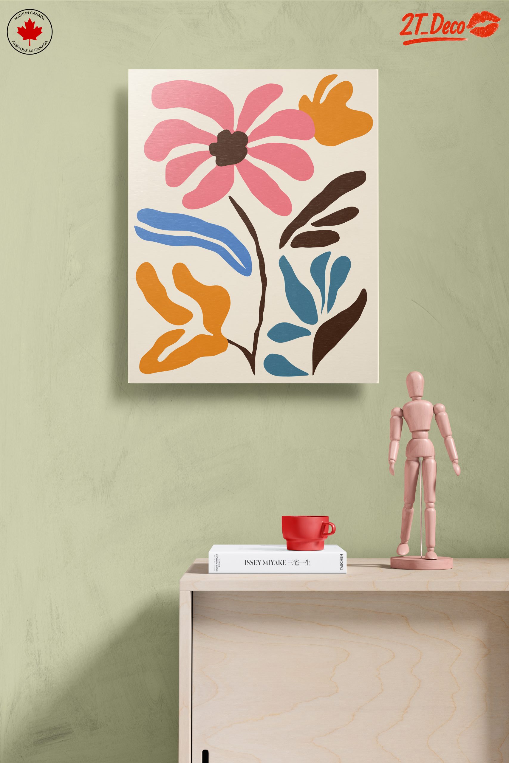 Colorful Botanical Abstract Artwork 3 - Image 14