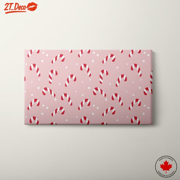 Charming Candy Cane Pattern for Holiday Décor