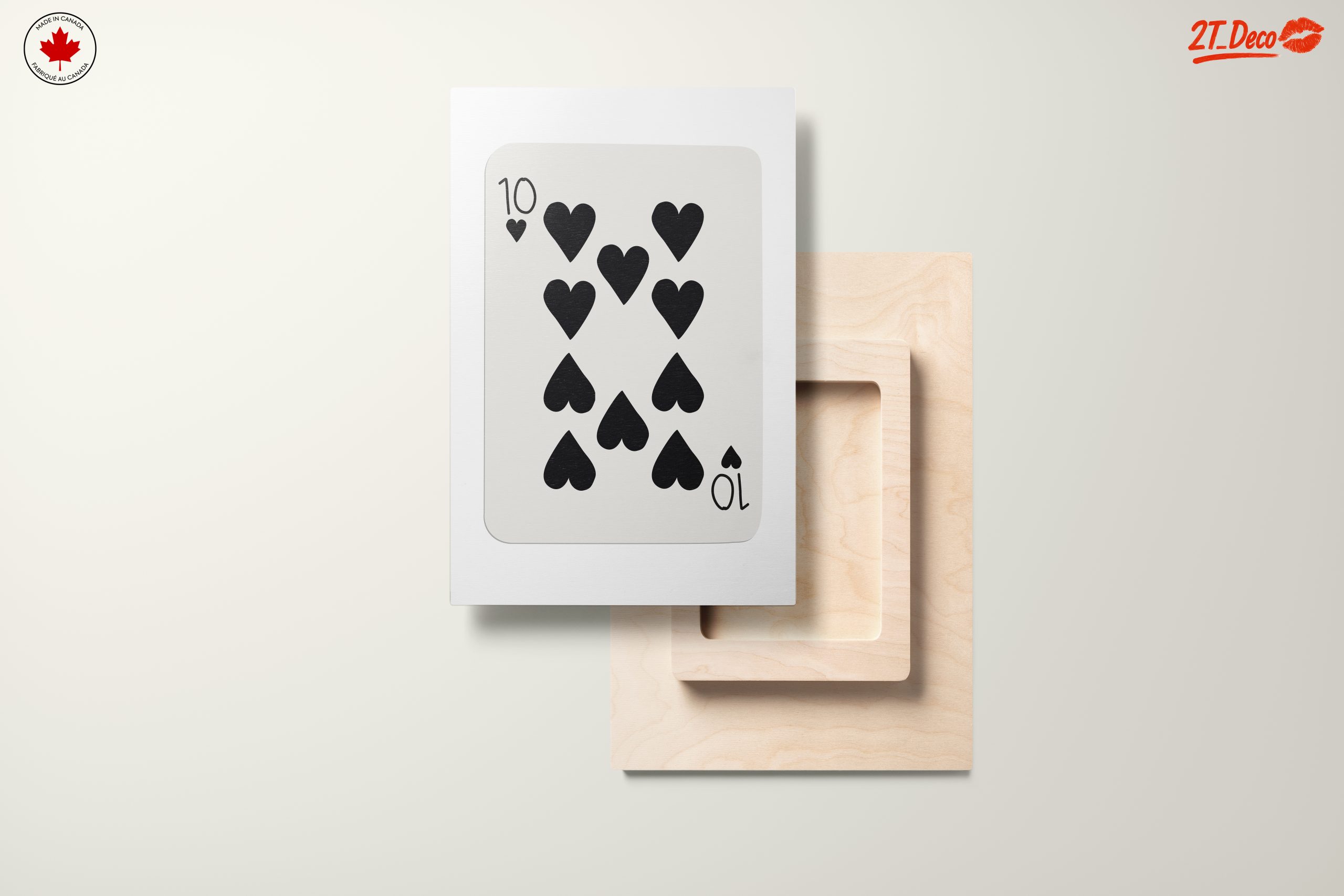Stylish Ten of Hearts Card Art - Image 11