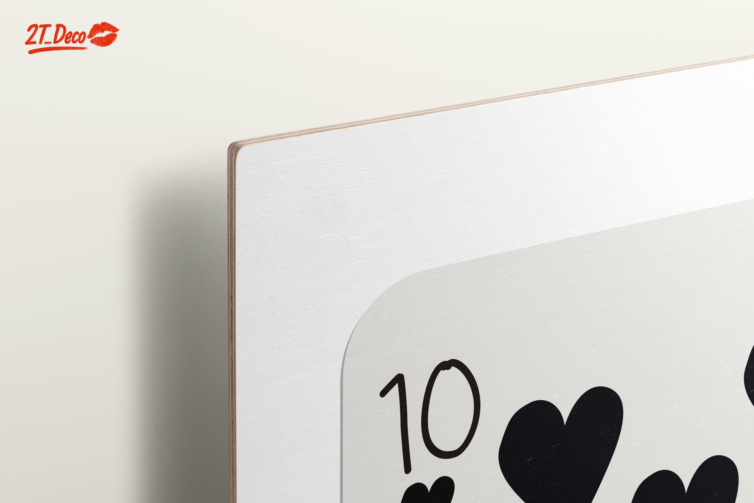 Stylish Ten of Hearts Card Art - Image 15