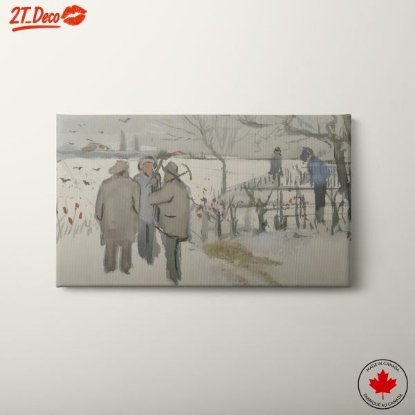 Serene Winter Landscape with Figures
