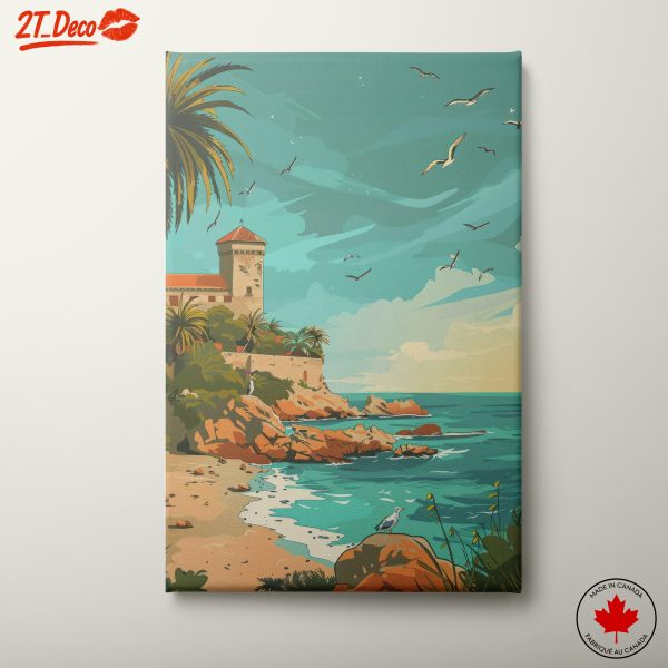 Vibrant Coastal Adventure Landscape
