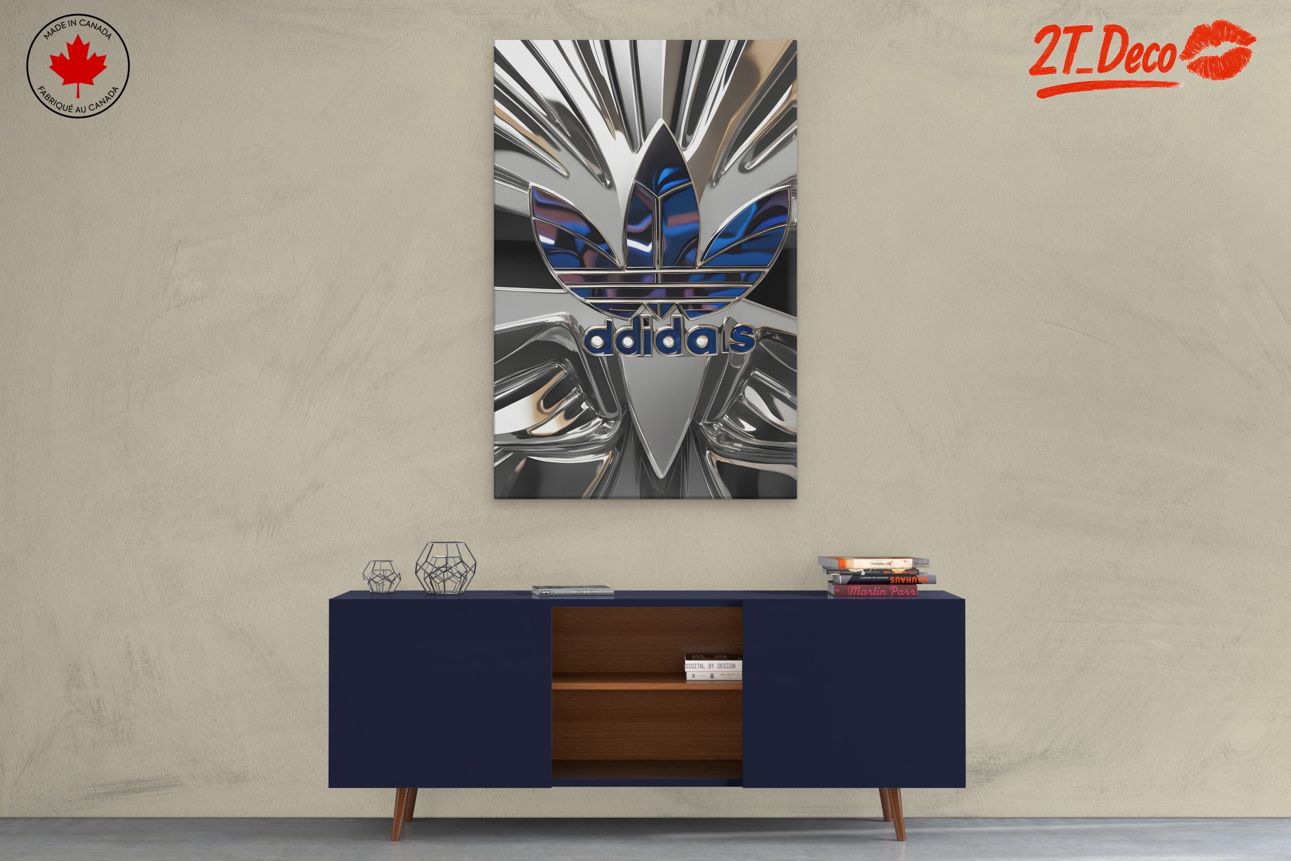 Stylized Adidas Brand Logo Art - Image 3