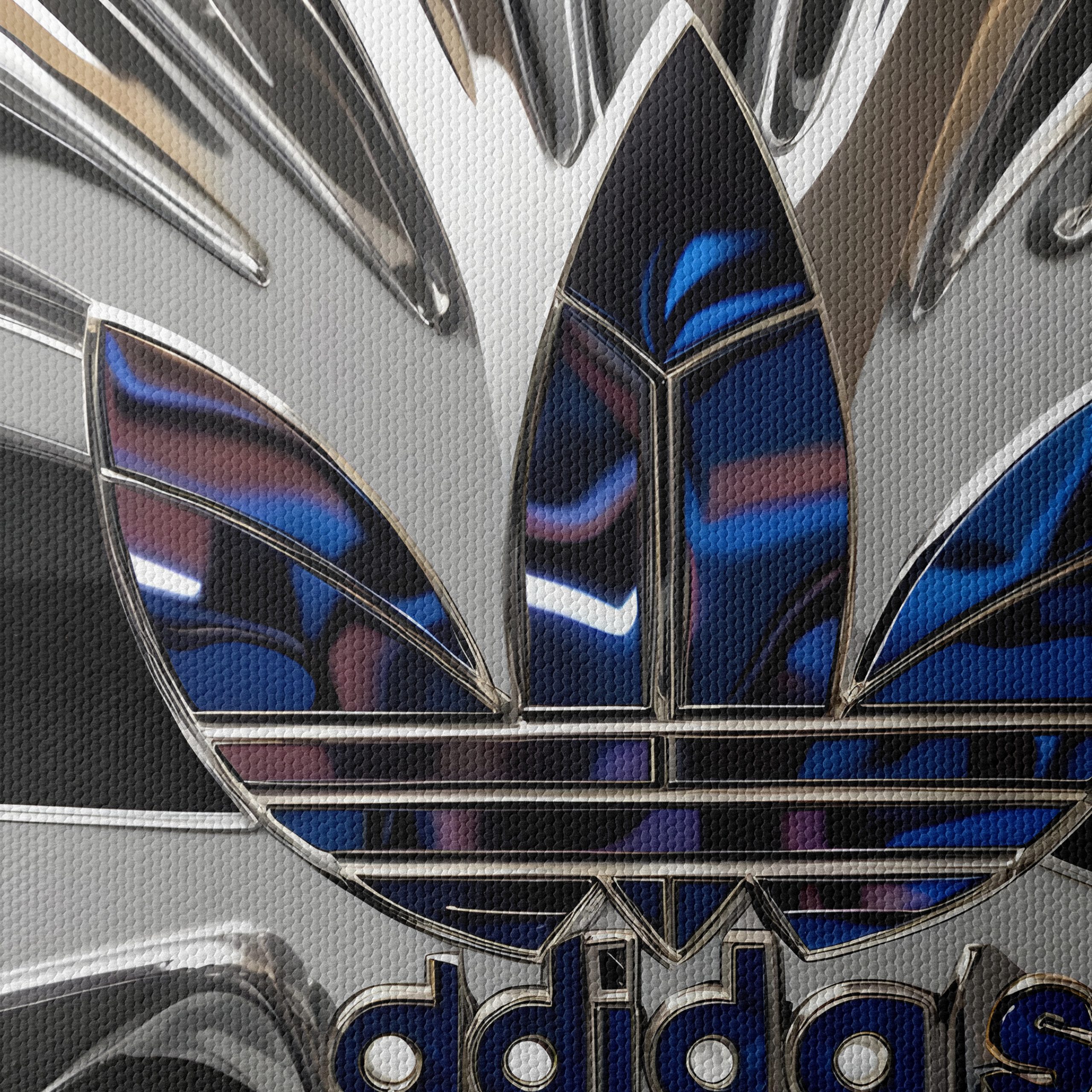 Stylized Adidas Brand Logo Art - Image 4