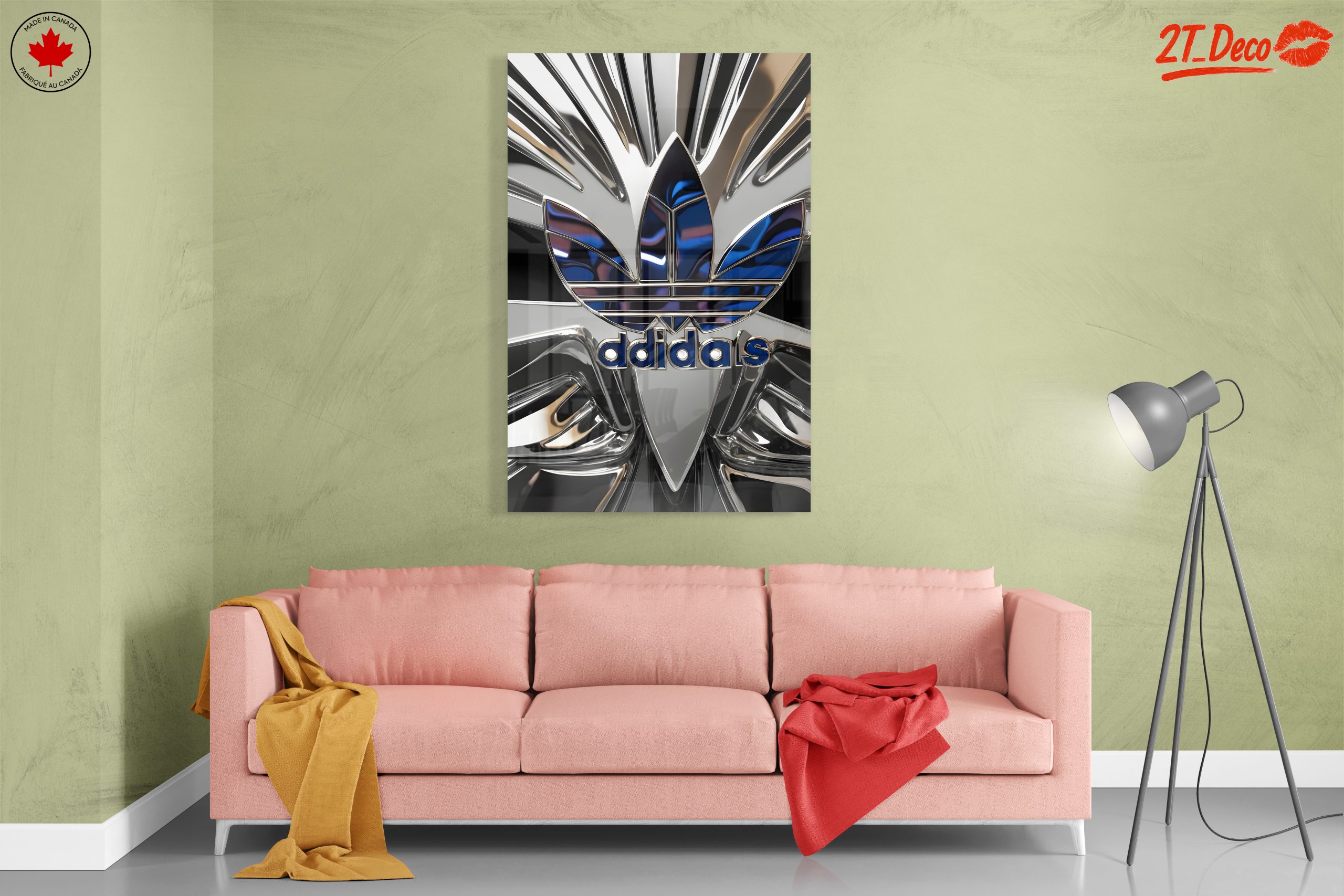 Stylized Adidas Brand Logo Art - Image 7