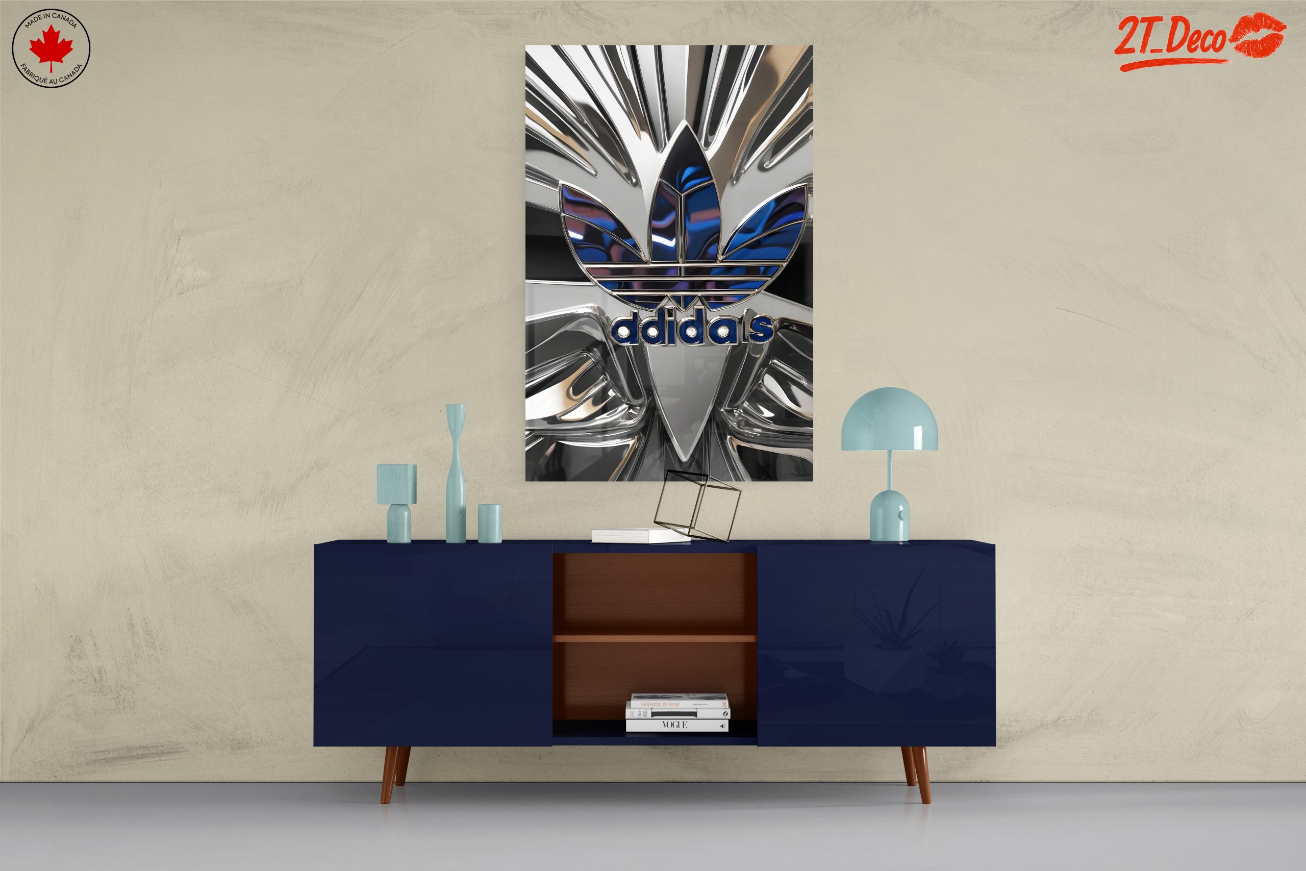 Stylized Adidas Brand Logo Art - Image 8