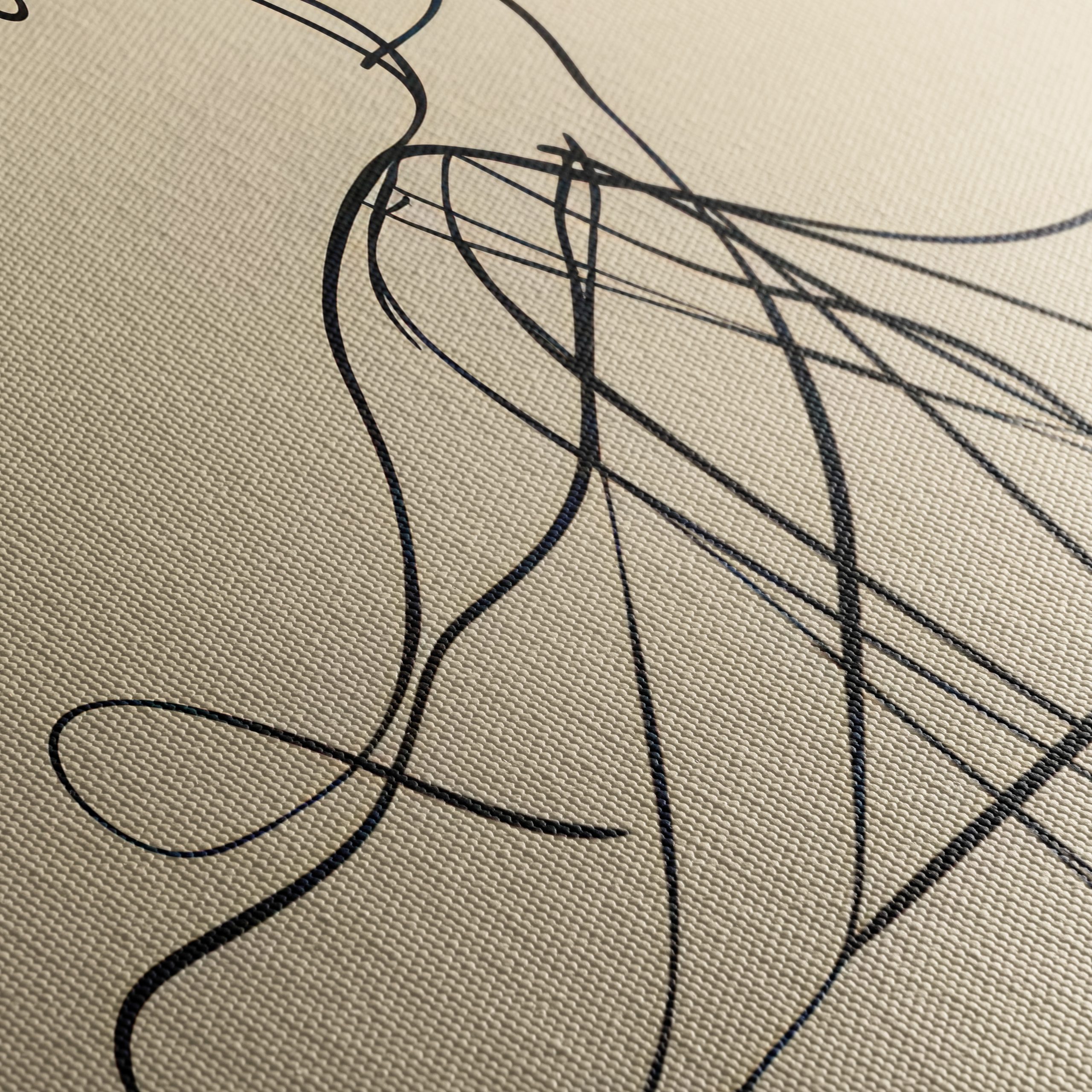 Elegant Abstract Dancer Outline - Image 5