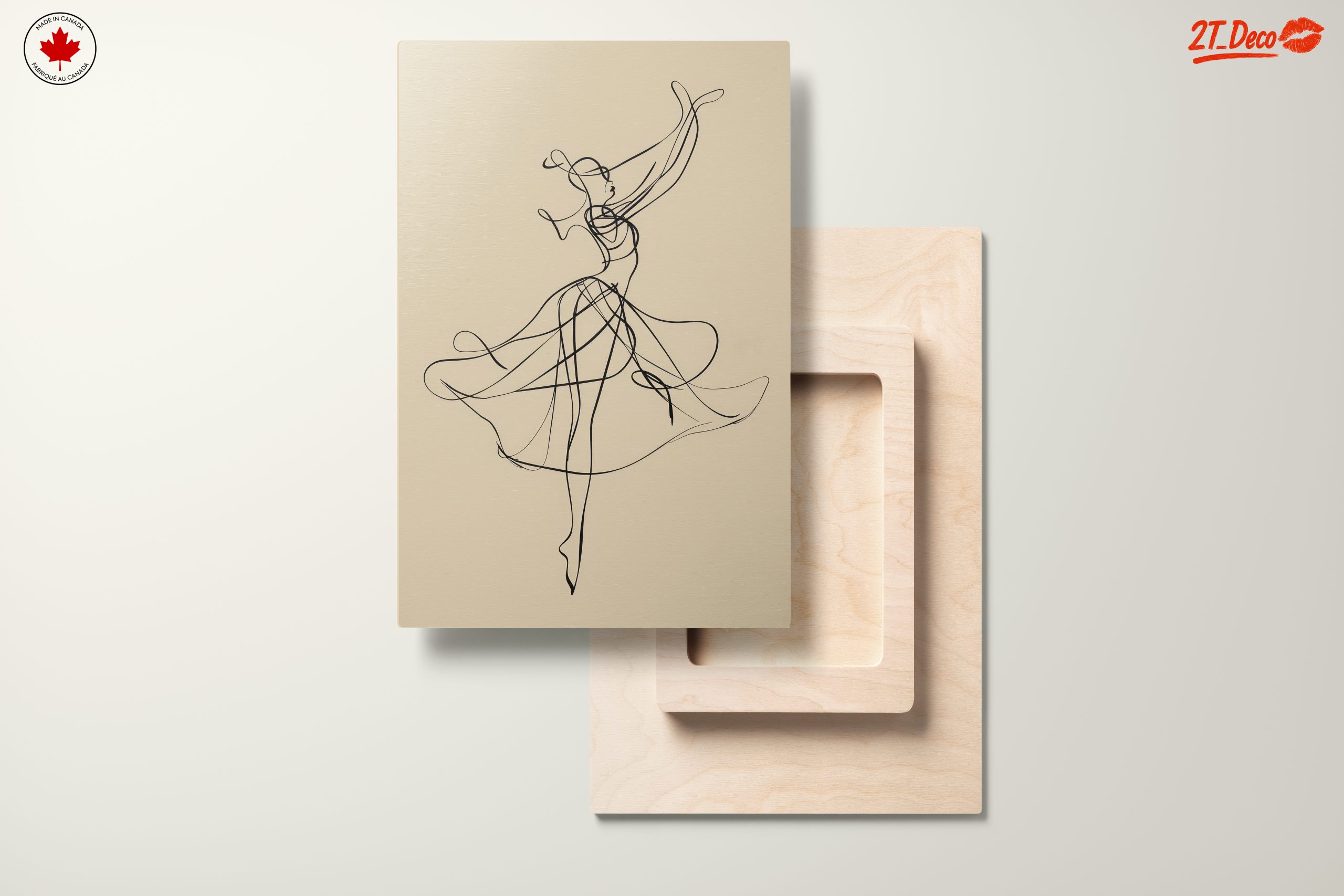 Elegant Abstract Dancer Outline - Image 11