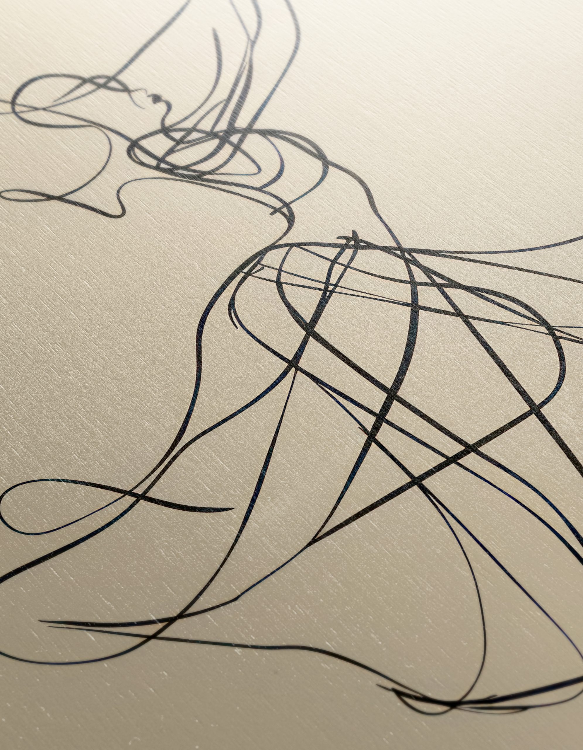Elegant Abstract Dancer Outline - Image 12