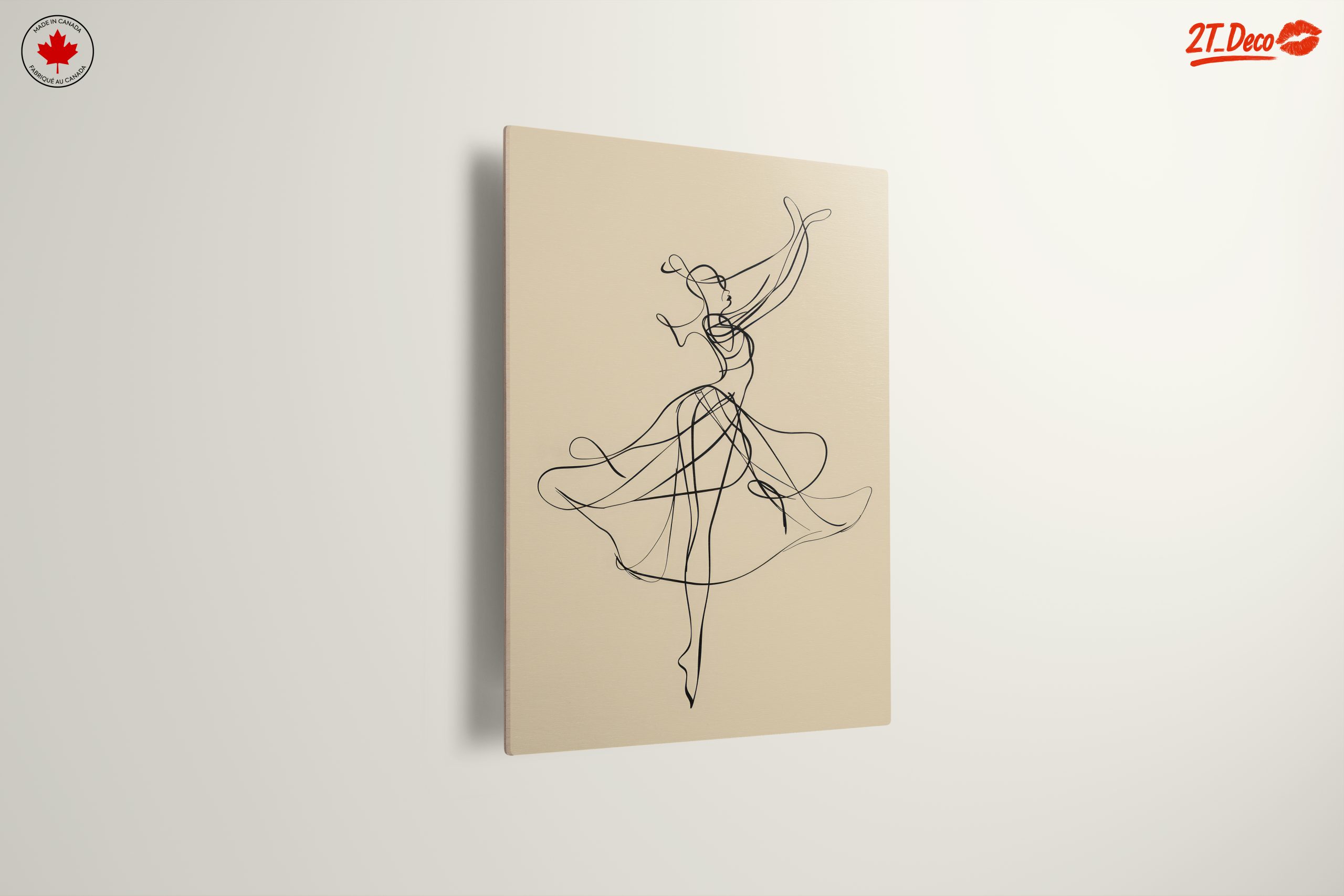 Elegant Abstract Dancer Outline - Image 13