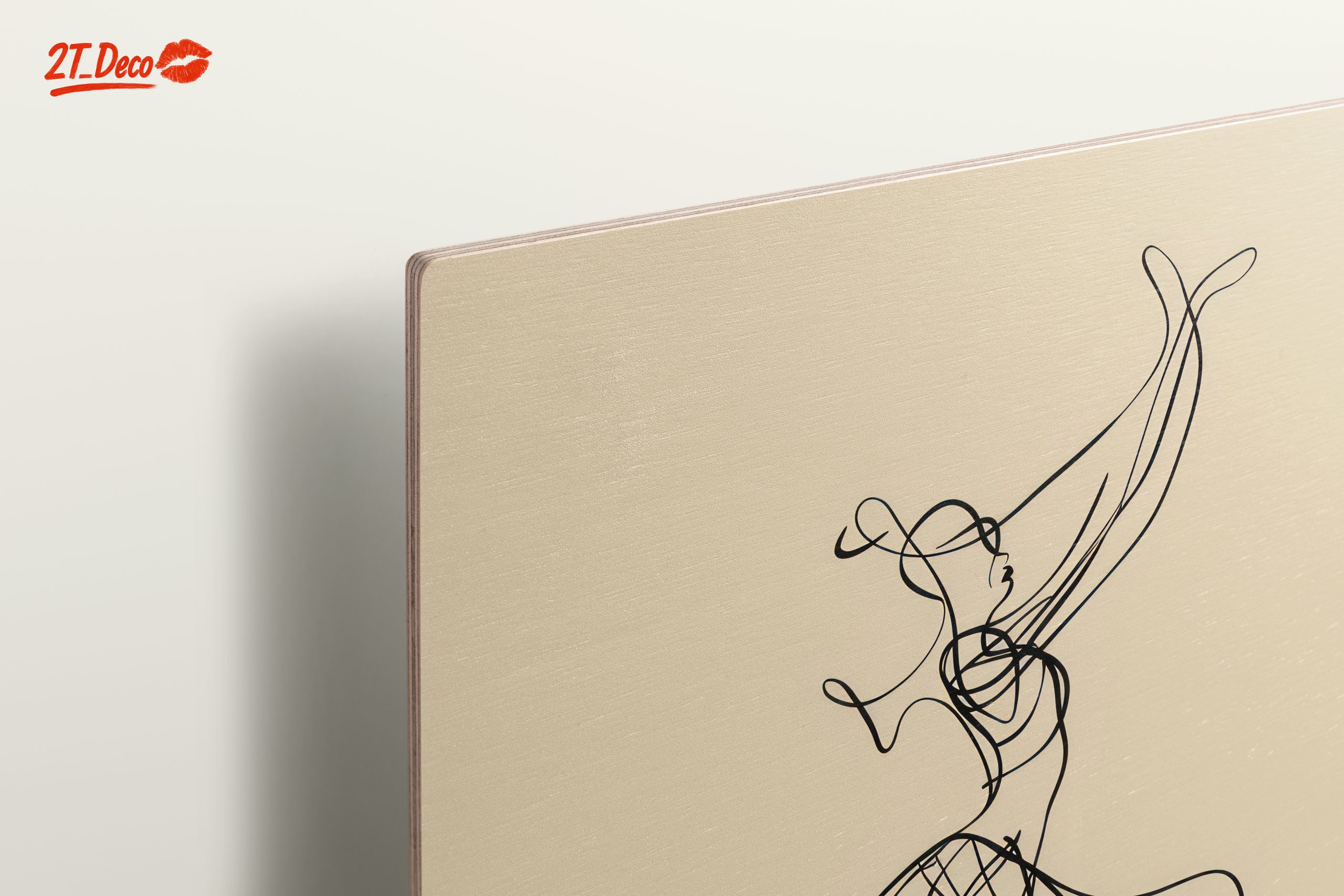 Elegant Abstract Dancer Outline - Image 15