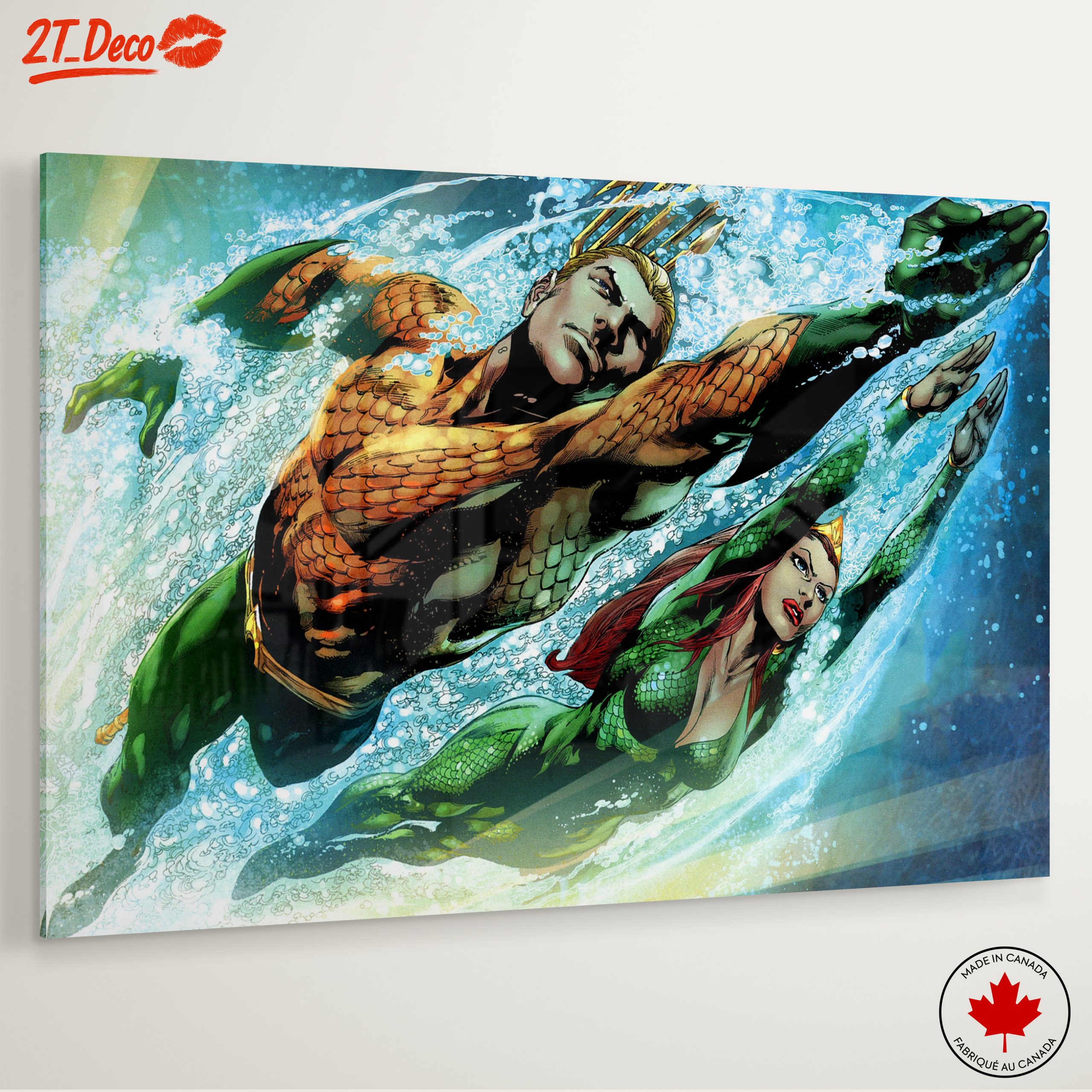 Dynamic Aquaman Artwork Featuring Ocean Adventure - Image 6