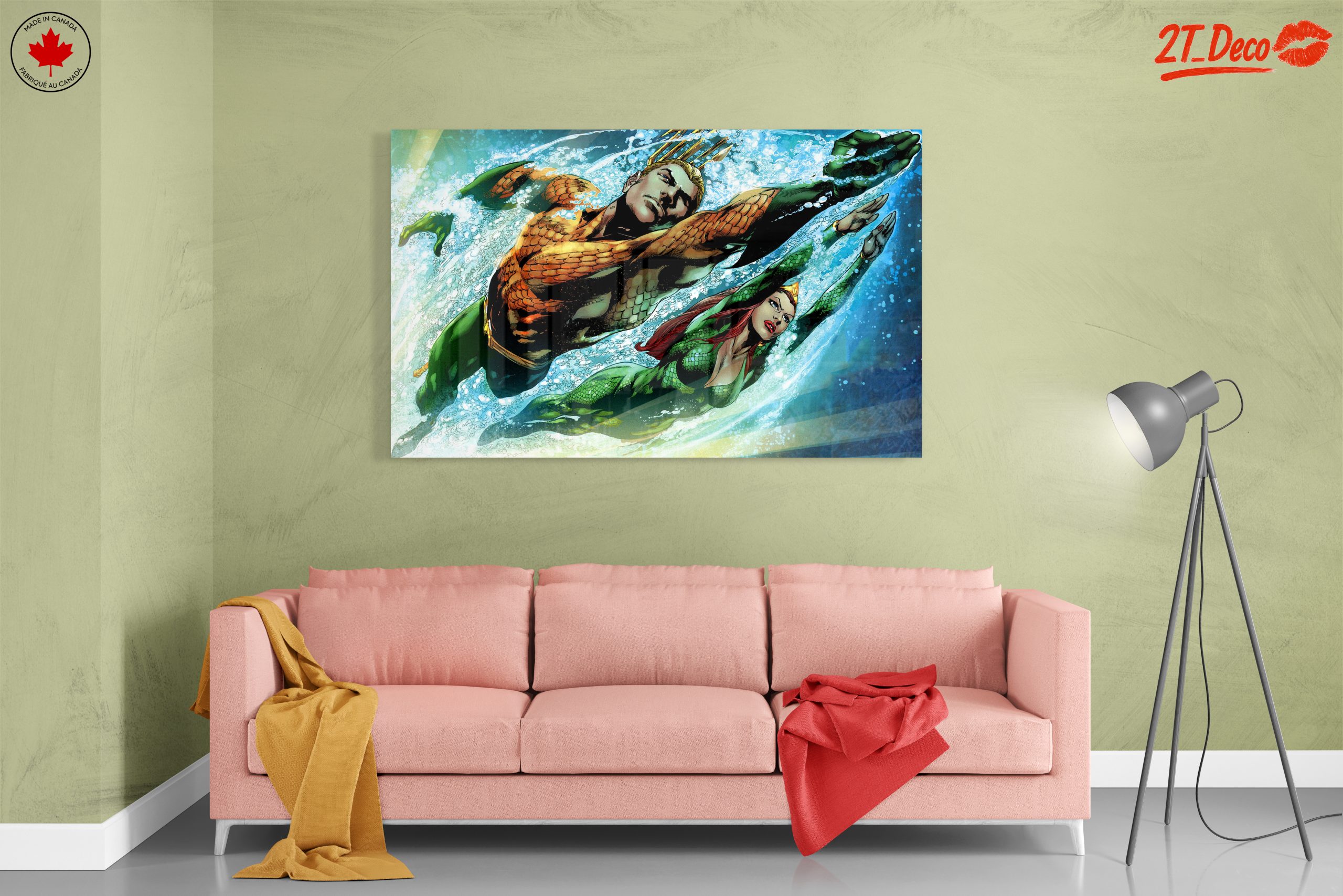 Dynamic Aquaman Artwork Featuring Ocean Adventure - Image 7