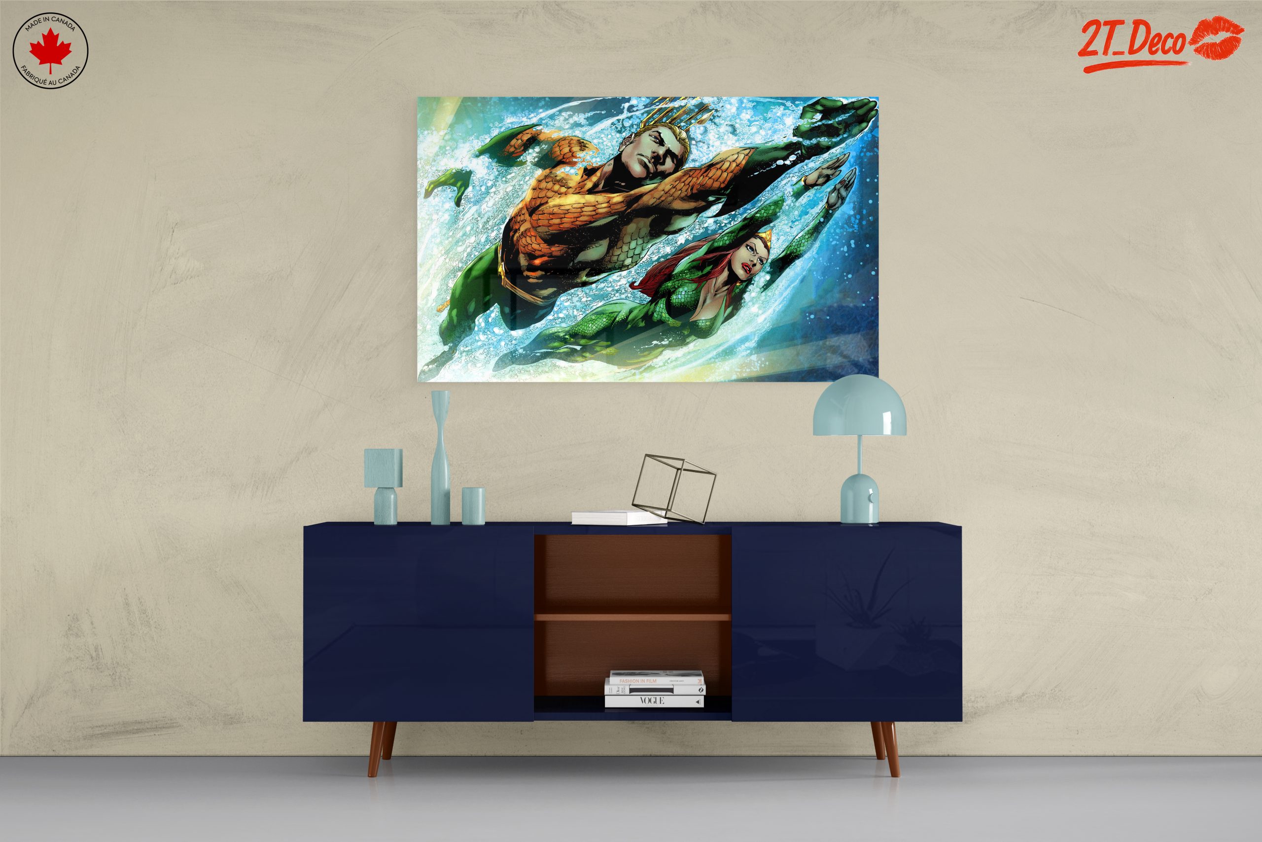 Dynamic Aquaman Artwork Featuring Ocean Adventure - Image 8