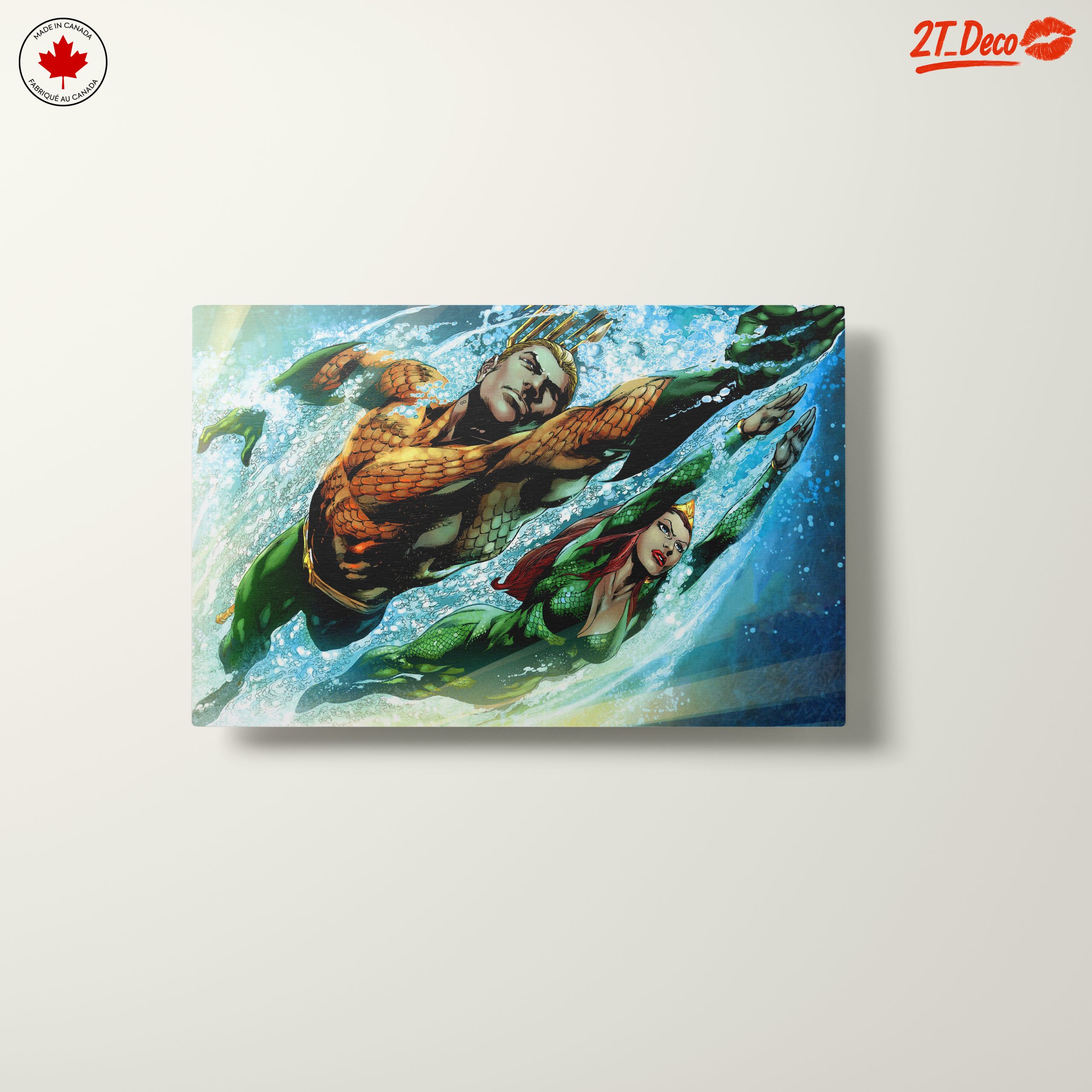 Dynamic Aquaman Artwork Featuring Ocean Adventure - Image 10
